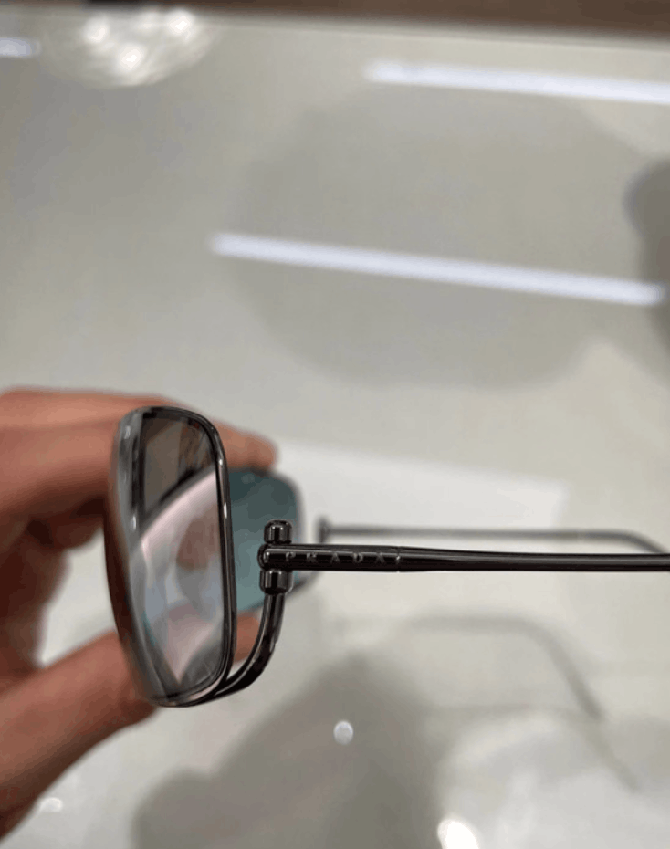 Prada × Vintage PRADA Sunglasses SPR 57E Sport Symbol Wrap Shield Mask RI883 Size ONE SIZE - 3 Thumbnail