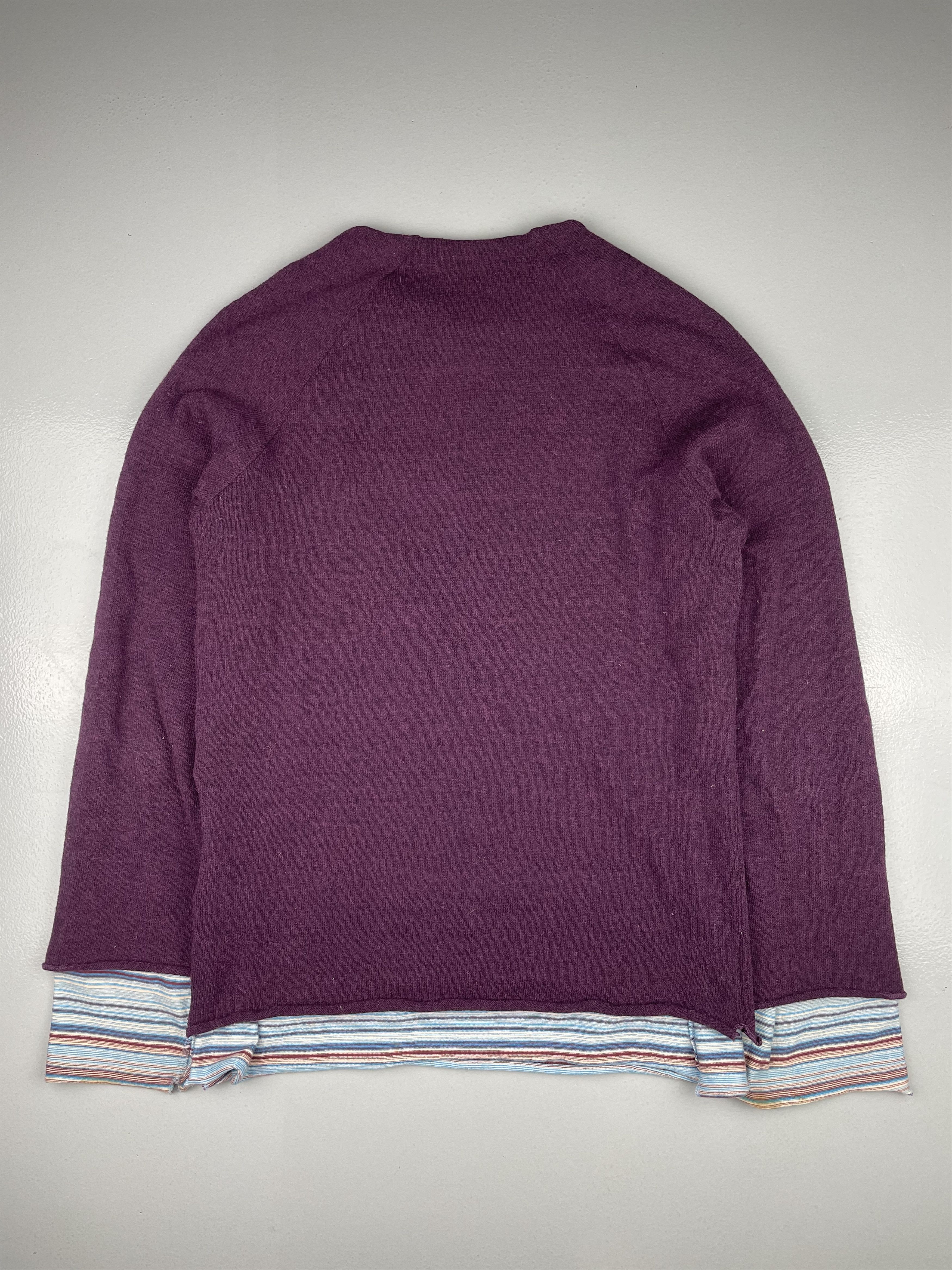 Yohji Yamamoto Y's by Yohji Yamamoto - A/W 2000 - double layer wool sweater Size M / US 6-8 / IT 42-44 - 2 Thumbnail