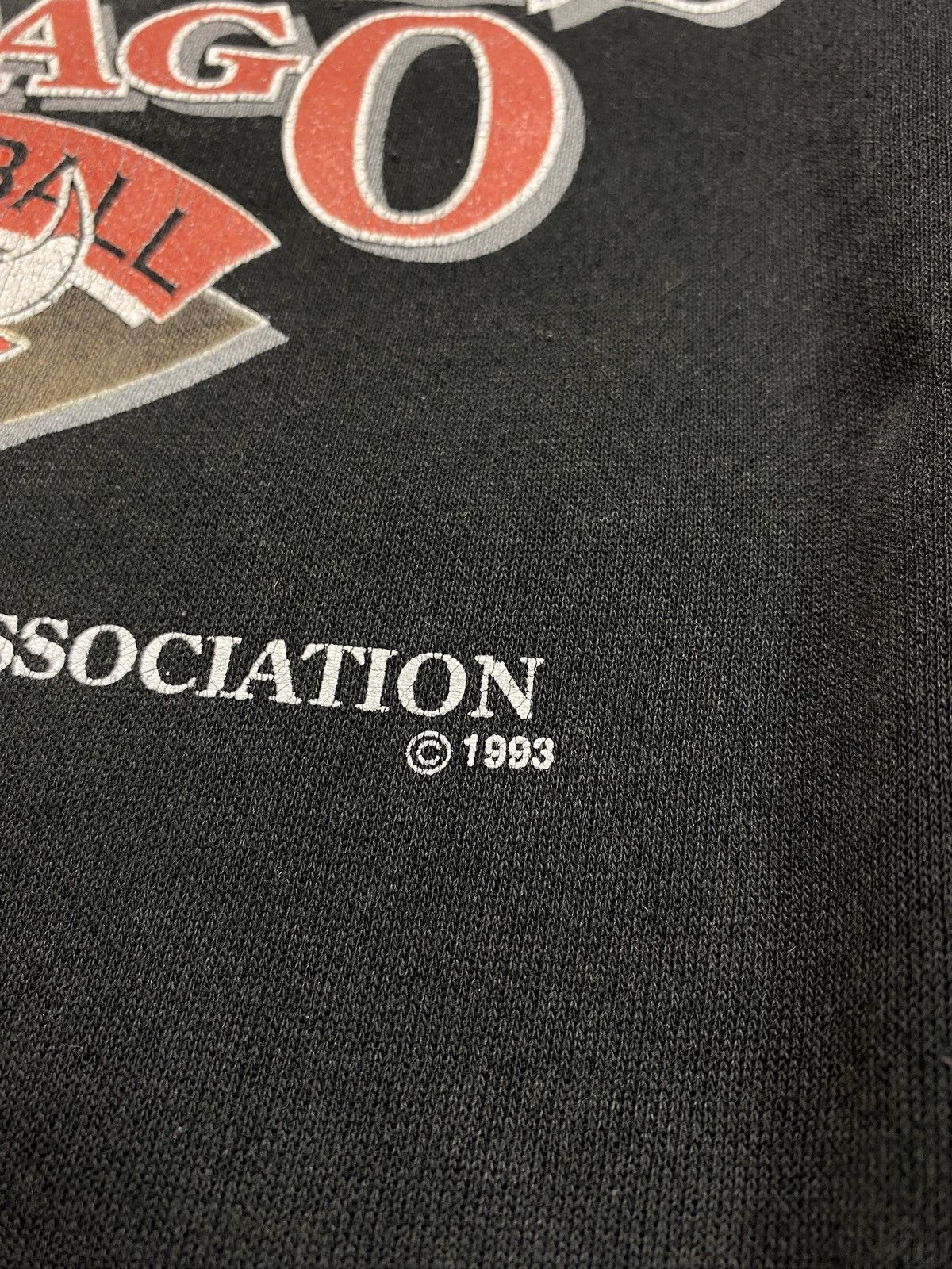 NBA Chicago bulls NBA basketball hoodie crewneck 90s vintage Size US XL / EU 56 / 4 - 3 Thumbnail