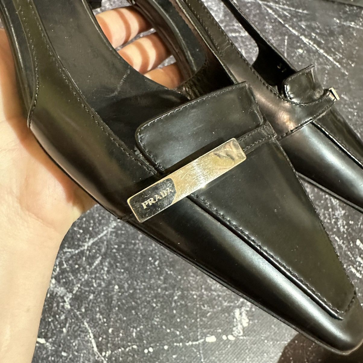 Prada PRADA - Women’s Leather Heels Size 37 Size US 7 / IT 37 - 4 Thumbnail