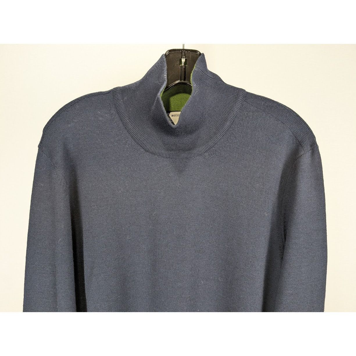 Bottega Veneta o1rshd1 Wool Turtleneck in Blue Size US L / EU 52-54 / 3 - 4 Thumbnail