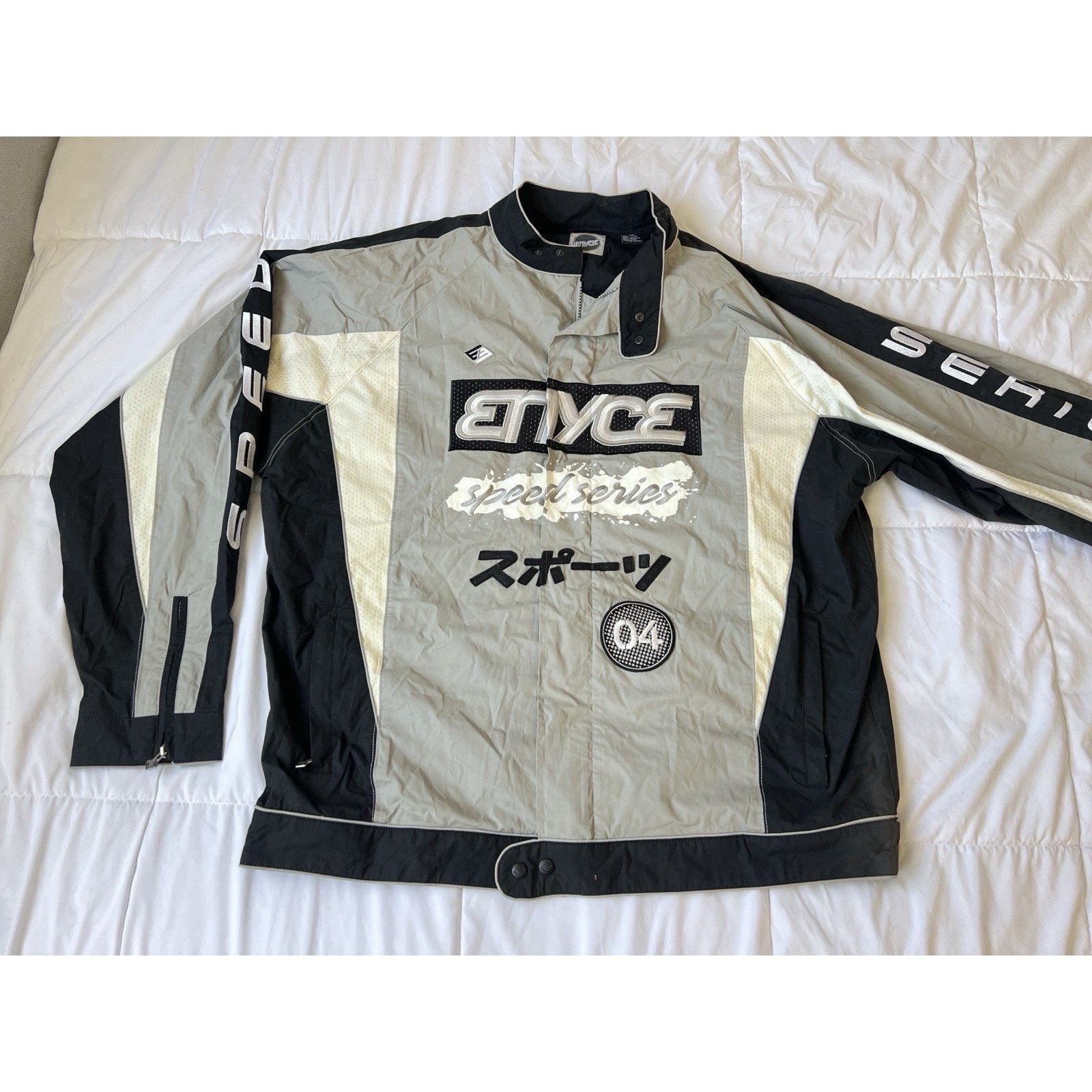 Enyce Enyce Speed Series Racing Jacket 04 Black And White 3XL Size US XXL / EU 58 / 5 - 1 Thumbnail