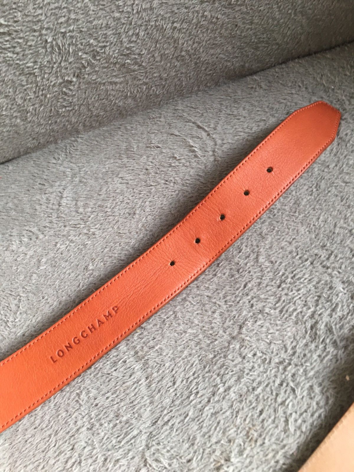 Longchamp Longchamp Leather France Mens Belt Light Brown Size ONE SIZE - 9 Thumbnail