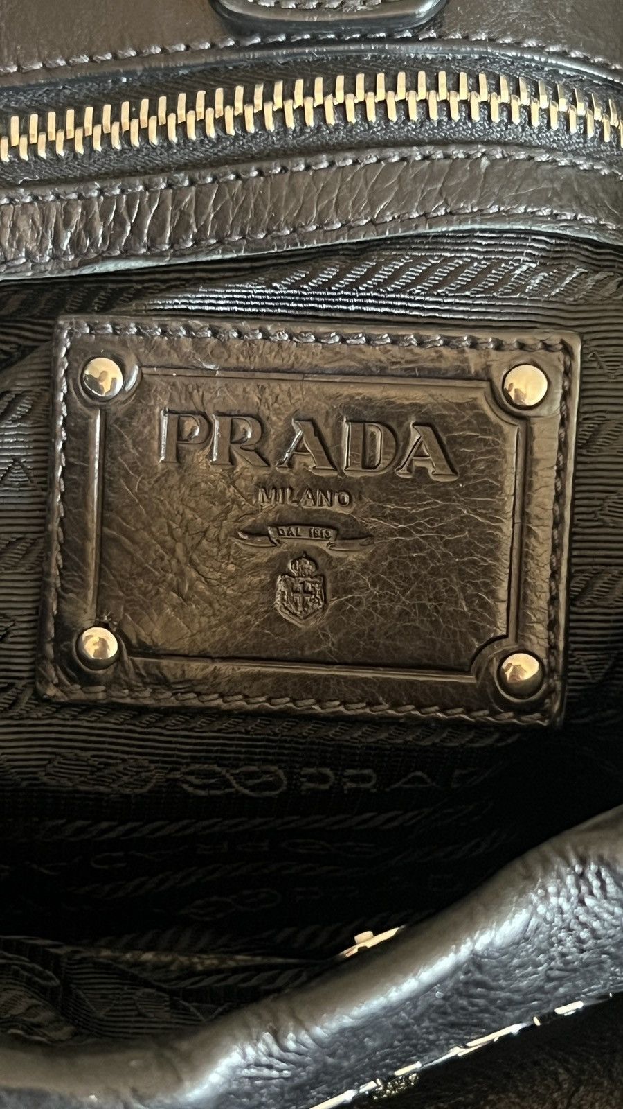 Prada Prada Nappa Leather Hobo Bag Size ONE SIZE - 4 Thumbnail