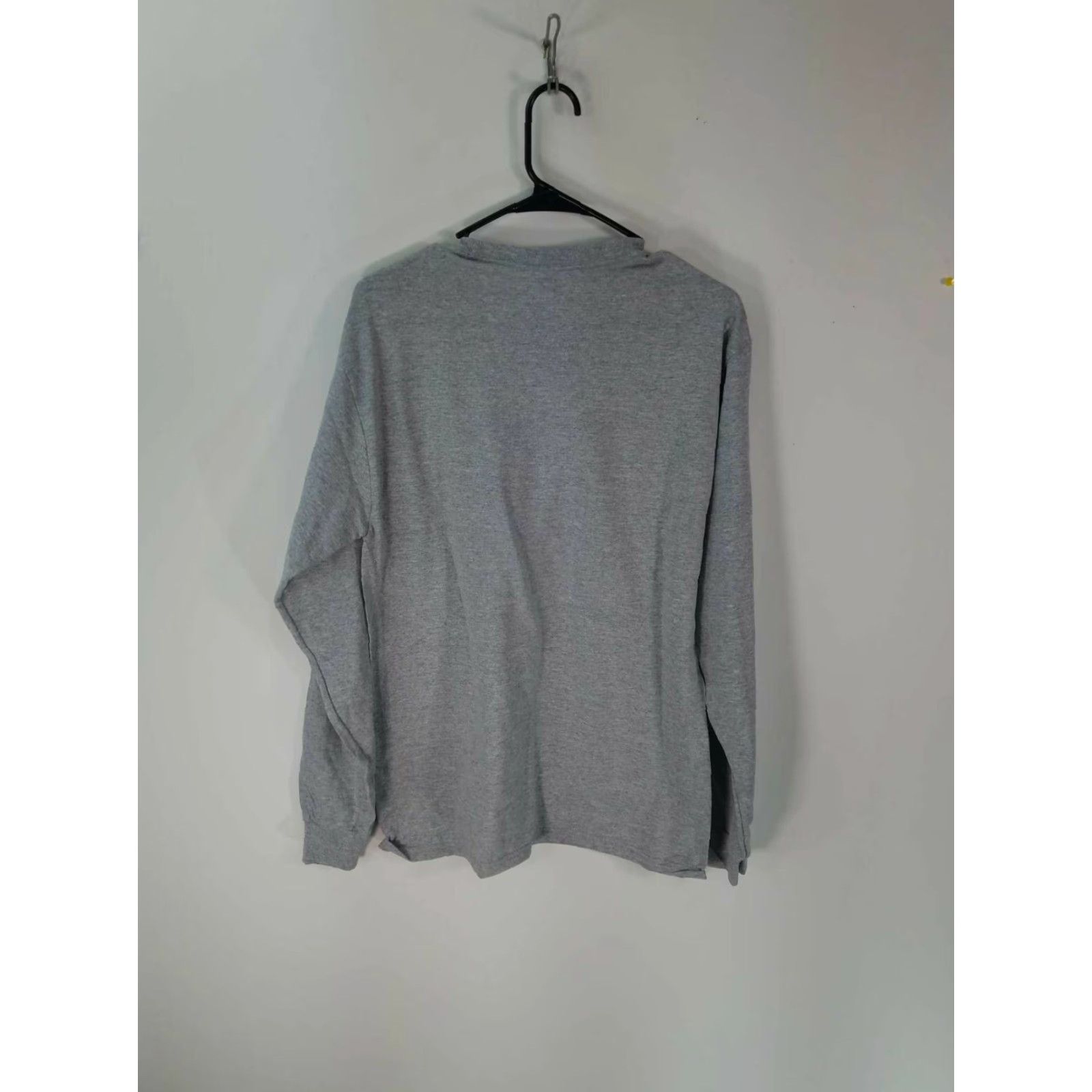 Hanes Hanes Pack Of 4 Womens Long Sleeves T Shirt Gray Size Medium Casual Crew Neck 90% Cotton, 10% Polyester Size M / US 6-8 / IT 42-44 - 2 Thumbnail