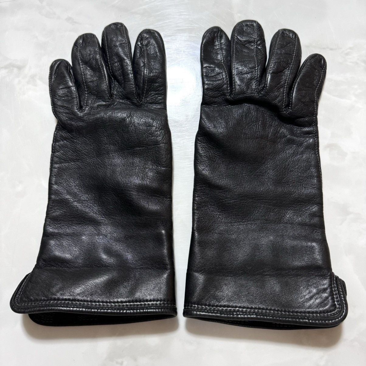 Louis Vuitton Louis Vuitton Damier Graphite switching lamb leather gloves Size ONE SIZE - 9 Thumbnail
