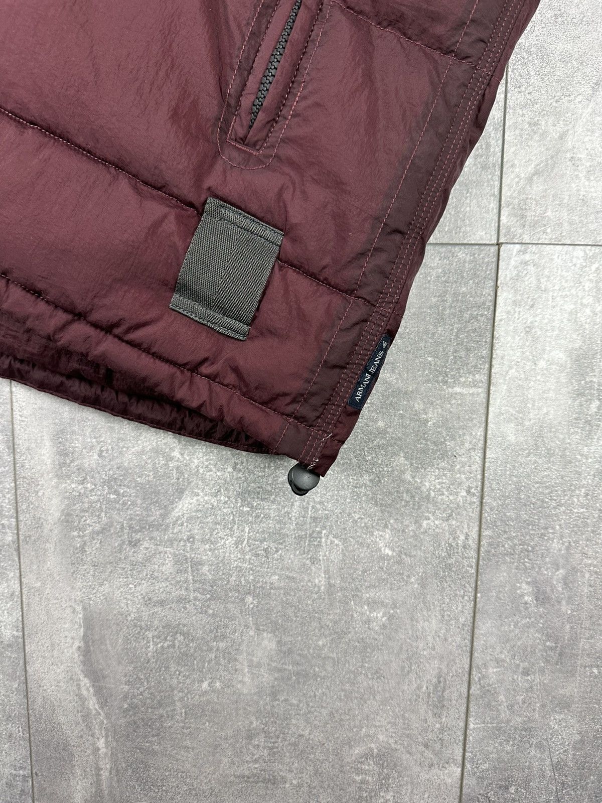 Emporio Armani Armani Jeans Luxury Burgundy Light Vest Size US L / EU 52-54 / 3 - 2 Thumbnail