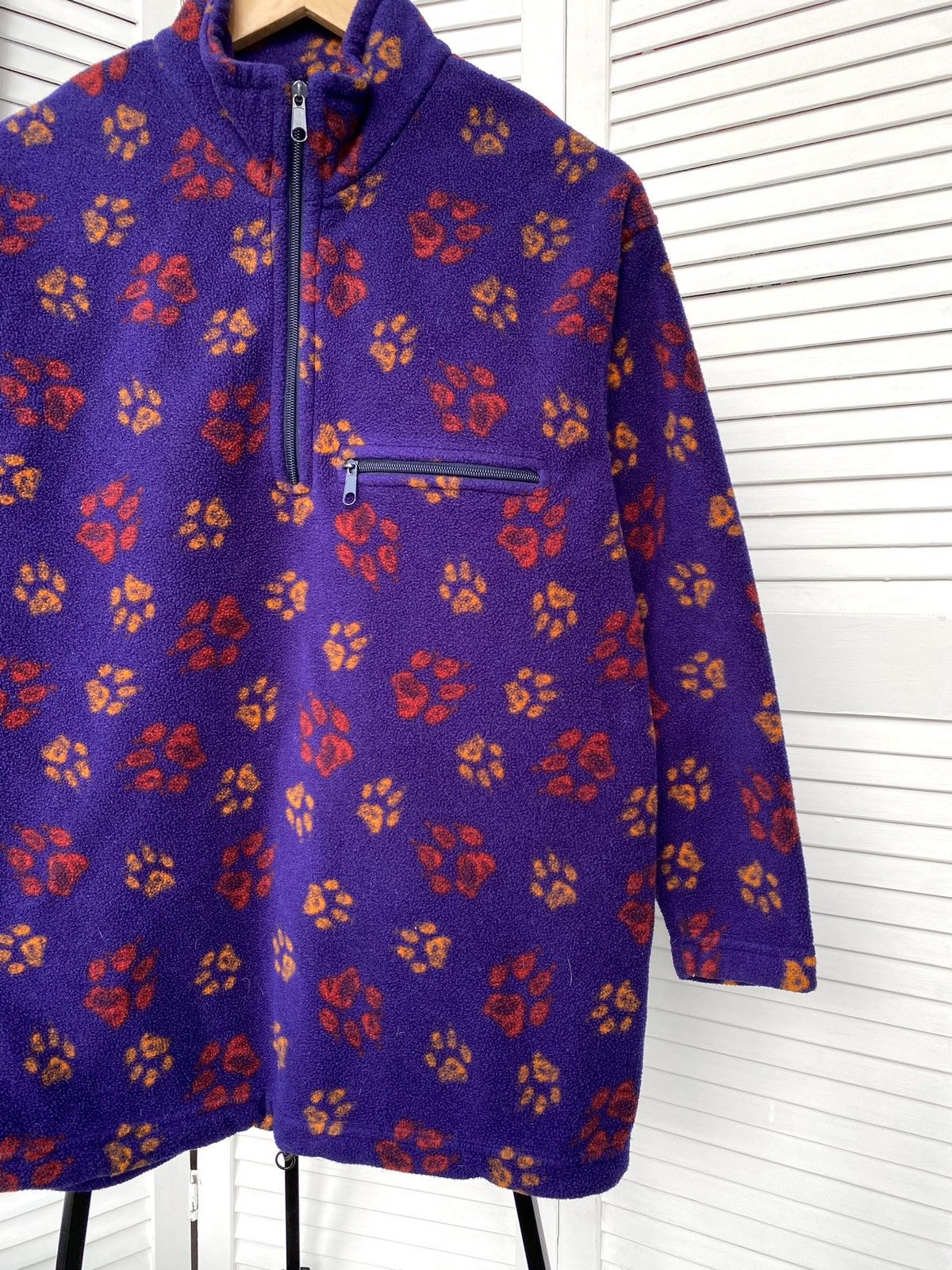Jack Wolfskin × Vintage Vintage Jack Wolfskin Zip Fleece Jacket Overprint Polartec Size US XS / EU 42 / 0 - 4 Thumbnail