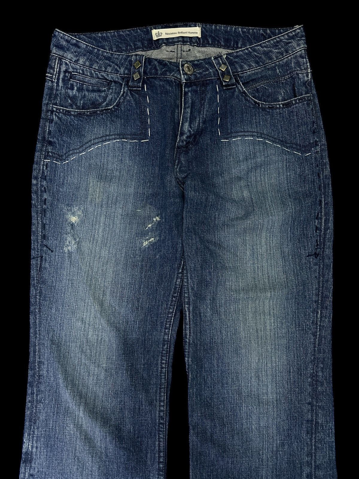 Kapital 90s BlueWash Nouveau Brillant Home Bootcut Style 💥❗️ Size US 33 - 5 Thumbnail