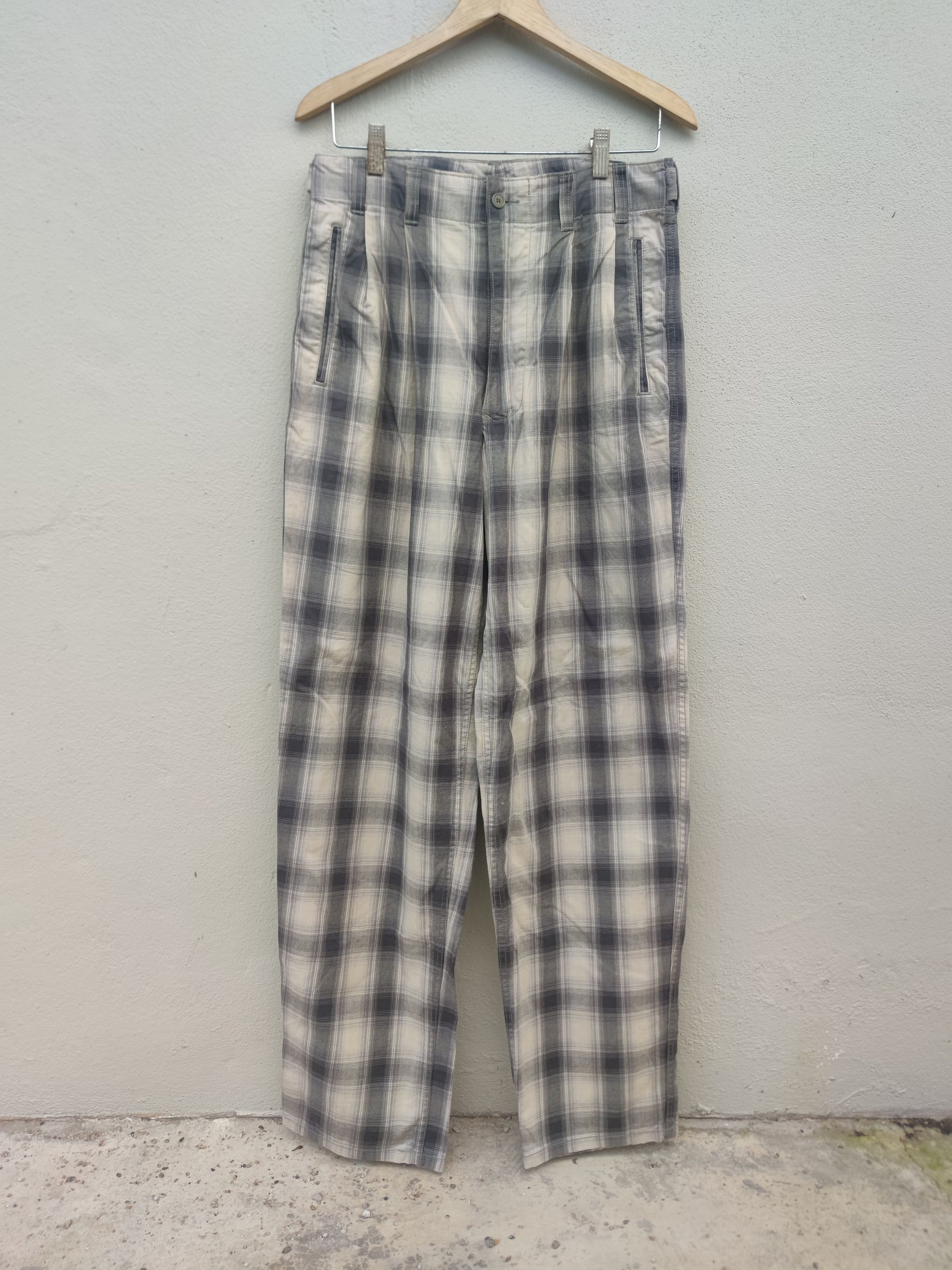 Nigel Cabourn Nigel Cabourn England Plaid Pant Size US 32 / EU 48 - 1 Thumbnail