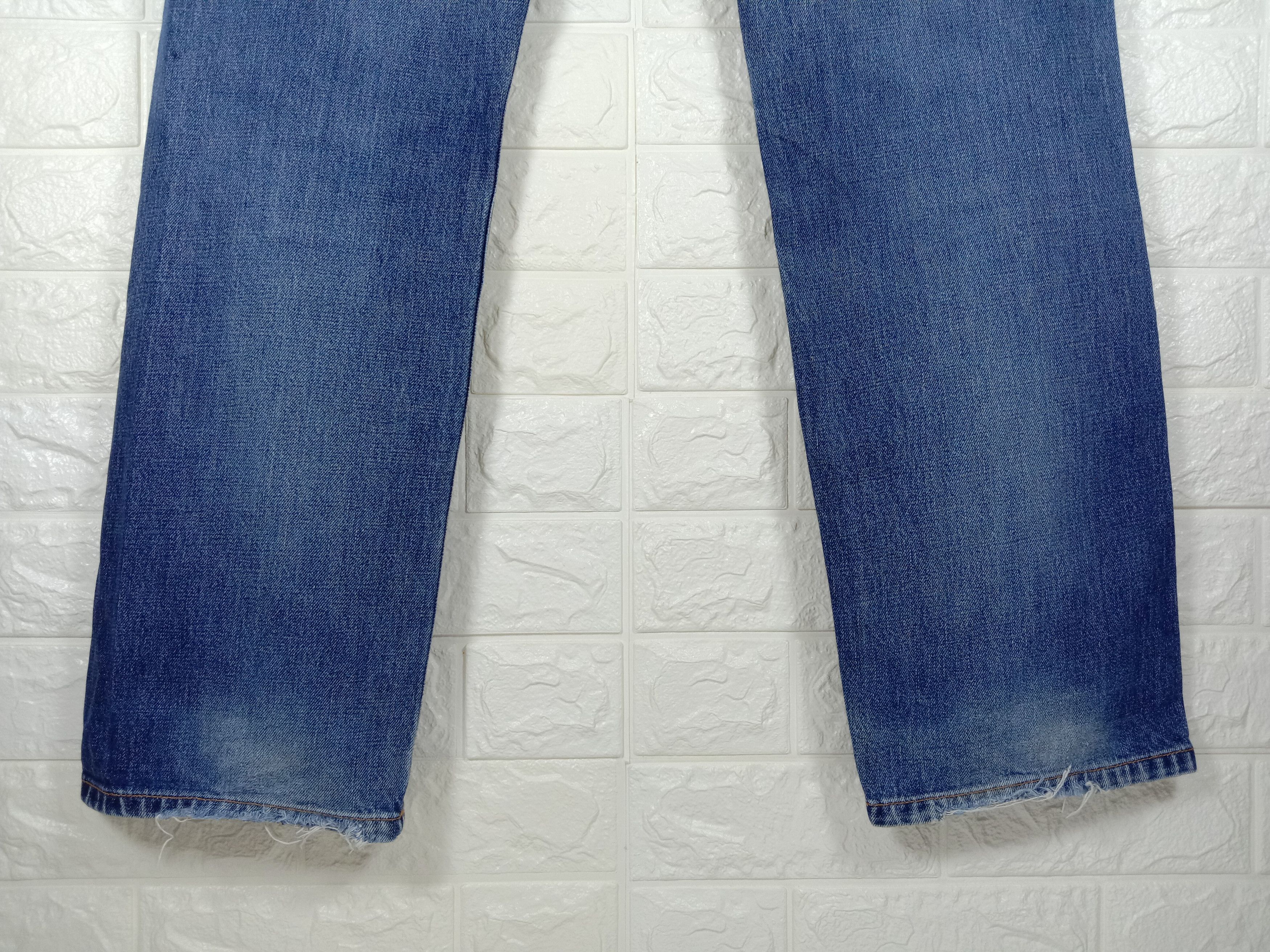 Edwin Vintage Edwin 505x Selvedge Orange Tab Distressed Jeans Size US 32 / EU 48 - 9 Thumbnail