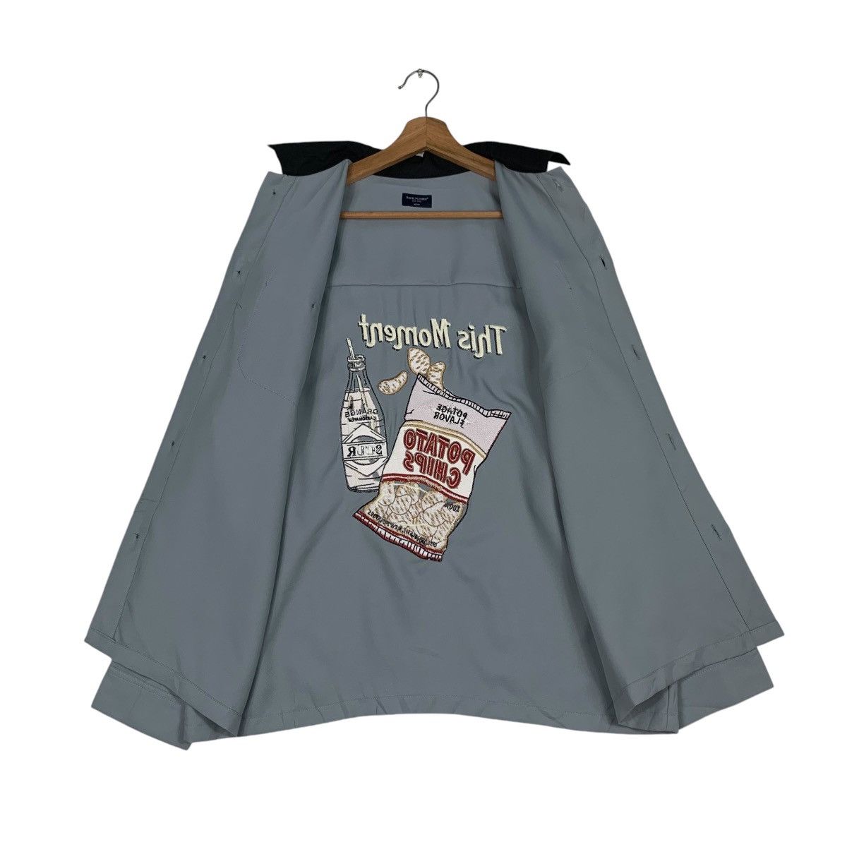 Japanese Brand BACK NUMBER Potato Chip Potage Flavor Shirt Jacket #1211-C55 Size US M / EU 48-50 / 2 - 11 Thumbnail
