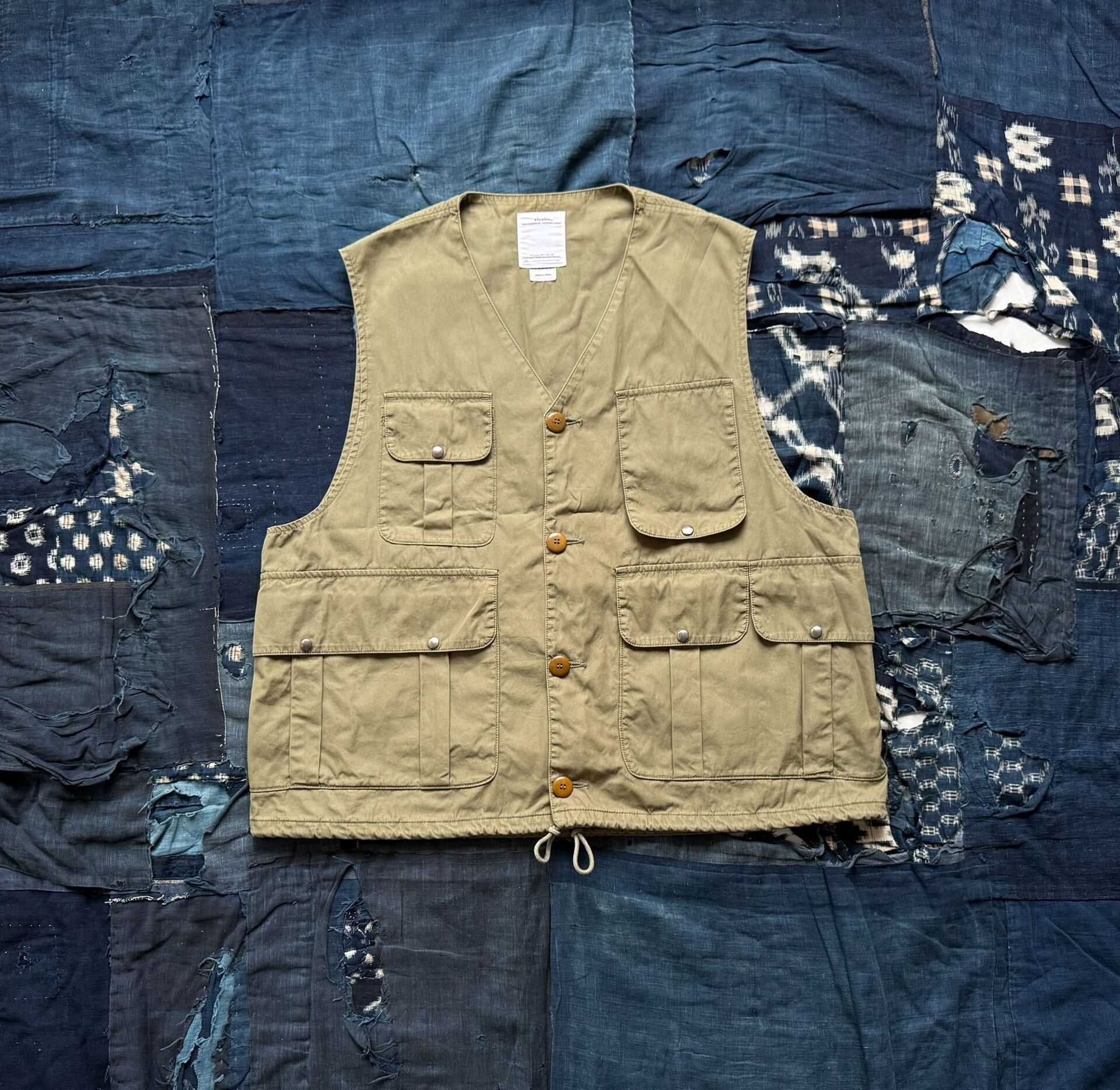 Visvim VISVIM Minto Hunting Vest in Olive Green Size US XXL / EU 58 / 5 - 1 Thumbnail