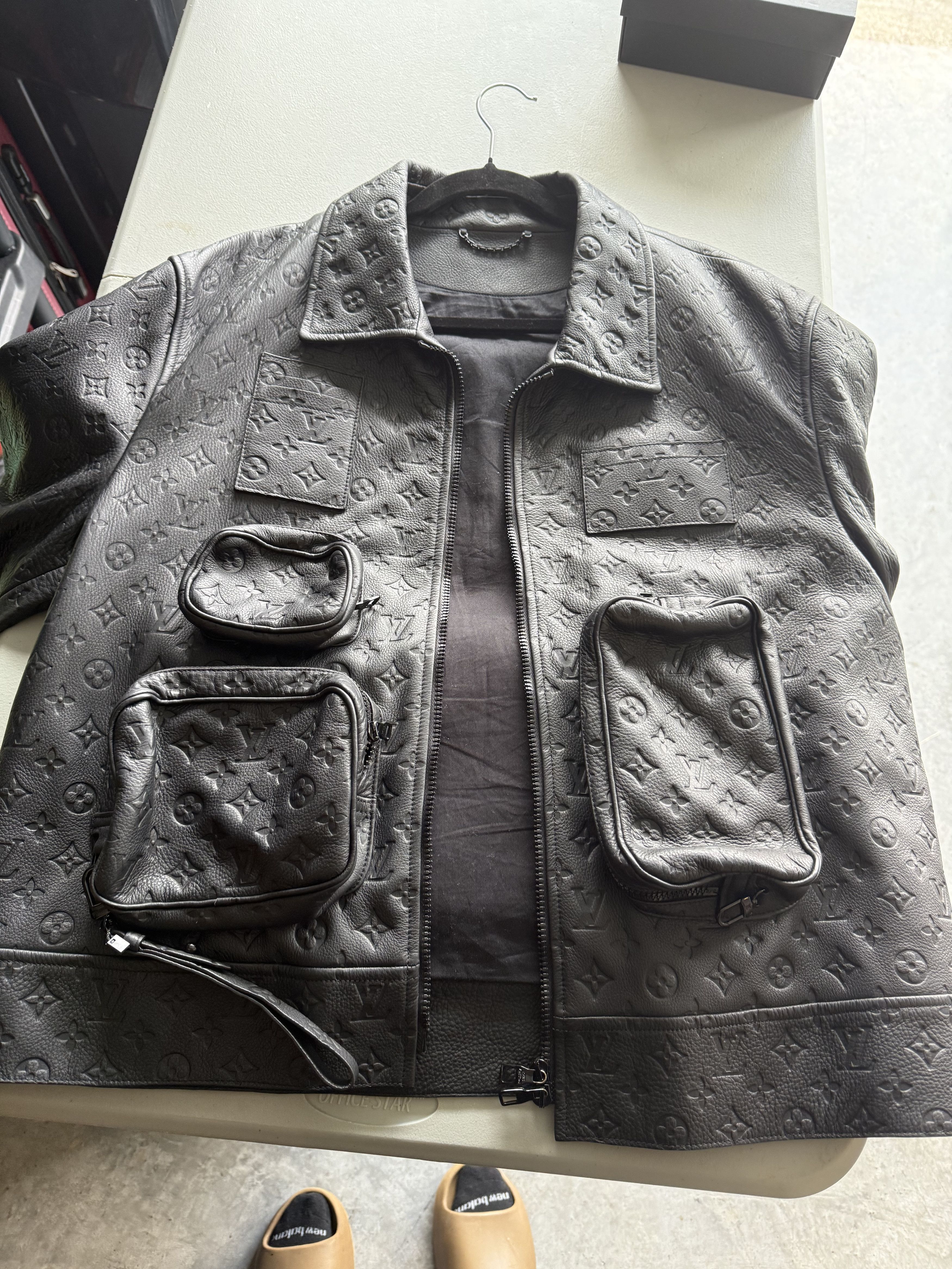 Louis Vuitton Louis Vuitton Leather Monogram Jacket Size US XL / EU 56 / 4 - 1 Thumbnail