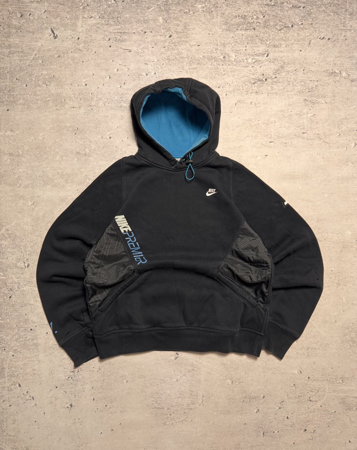 Nike × Vintage NIKE VINTAGE CENTER LOGO OVERSIZE BOXY HOODIE Size US M / EU 48-50 / 2 - 1 Thumbnail
