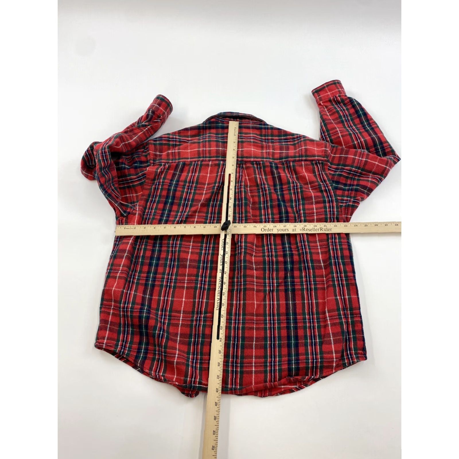 Eddie Bauer Eddie Bauer Button Down Flannel Shirt Mens Large Plaid Red Size US L / EU 52-54 / 3 - 3 Thumbnail