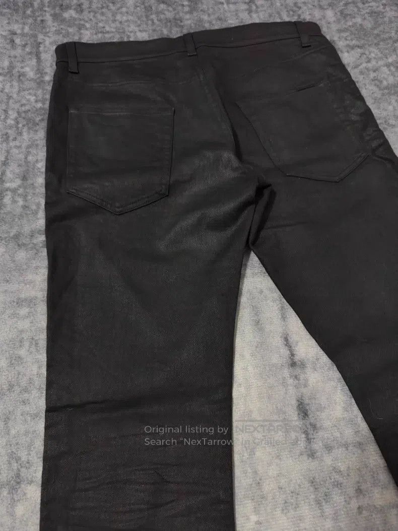 Saint Laurent Paris Saint Laurent Paris Heavy Coated Wax Basic Denim Jeans Size US 32 / EU 48 - 4 Thumbnail