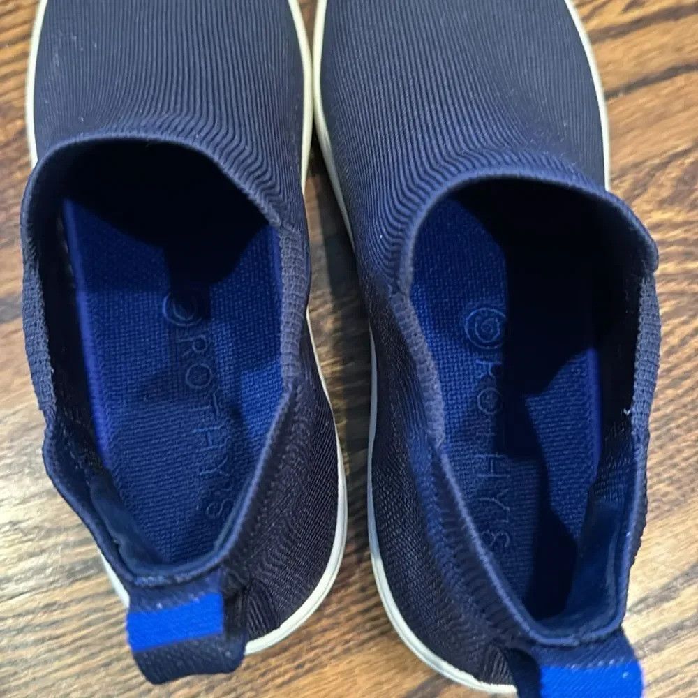 Rothy's Rothy’s Chelsea Boot navy knit slip-on ankle bootie sneaker Size US 9 / IT 39 - 7 Thumbnail