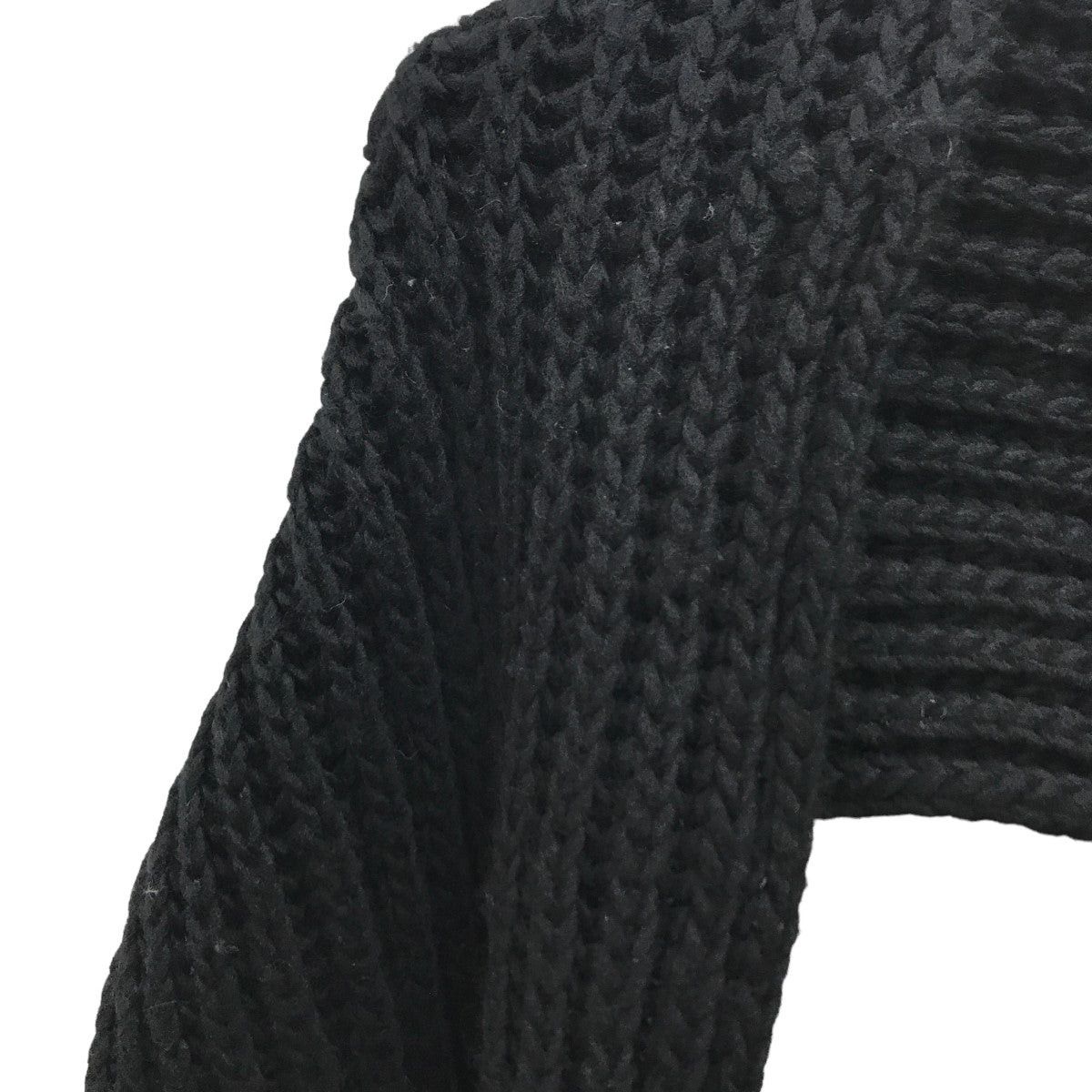 Yohji Yamamoto Yohji Yamamoto GREY WOOL SNOOD SCARF Snude NC-L01-161 Size ONE SIZE - 8 Thumbnail