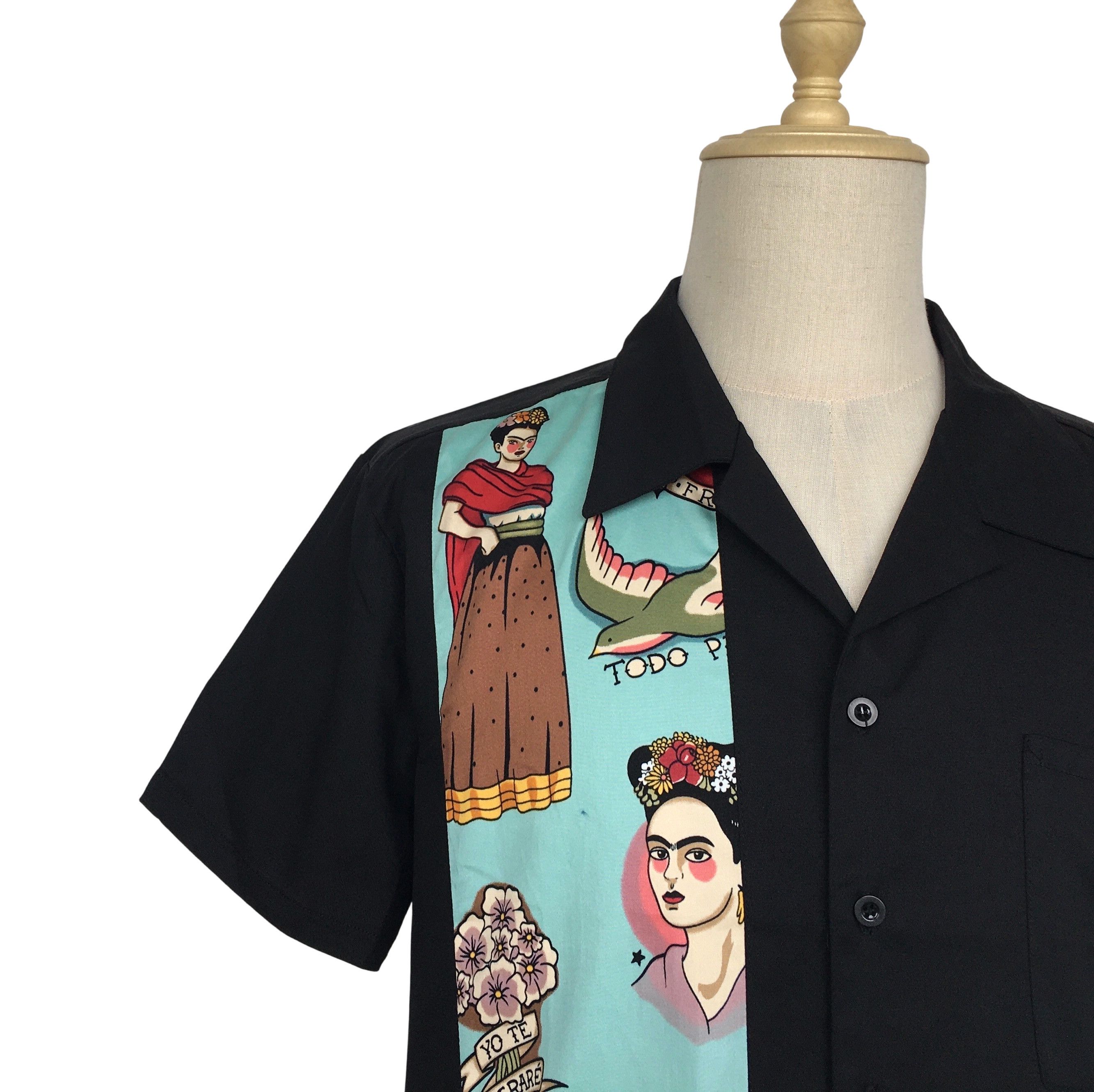 Other Retro Style Print Panel Casual Shirts Size US XXL / EU 58 / 5 - 6 Thumbnail