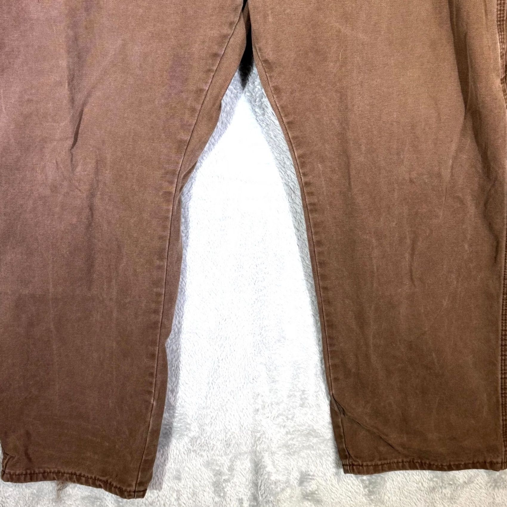 Dickies Dickies Carpenter Jeans 42x30 Brown 100 Percent Cotton Workwear Utility Men Size US 42 / EU 58 - 5 Thumbnail