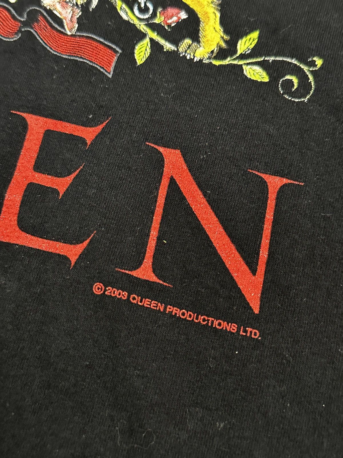 Band Tees × Vintage Vintage Queen 2003 Band T-Shirt Rare Black Size XL Size US XL / EU 56 / 4 - 2 Thumbnail