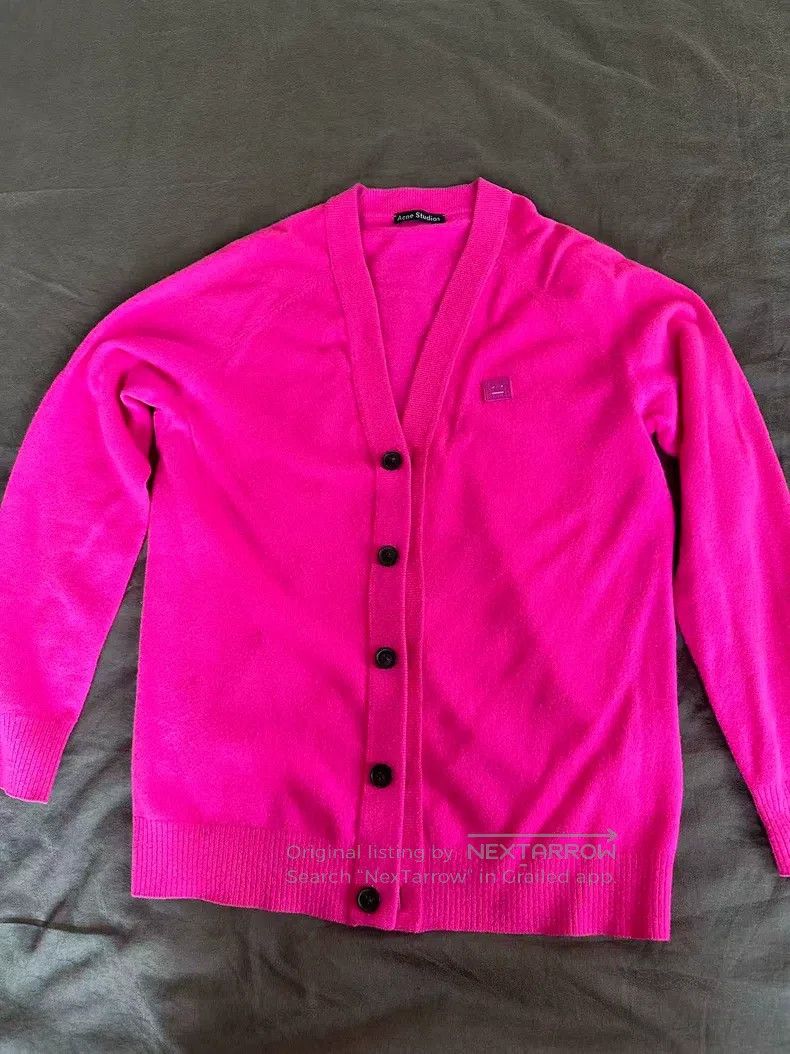 Acne Studios Acne Studios Knit Cardigan Pink Size US M / EU 48-50 / 2 - 1 Thumbnail