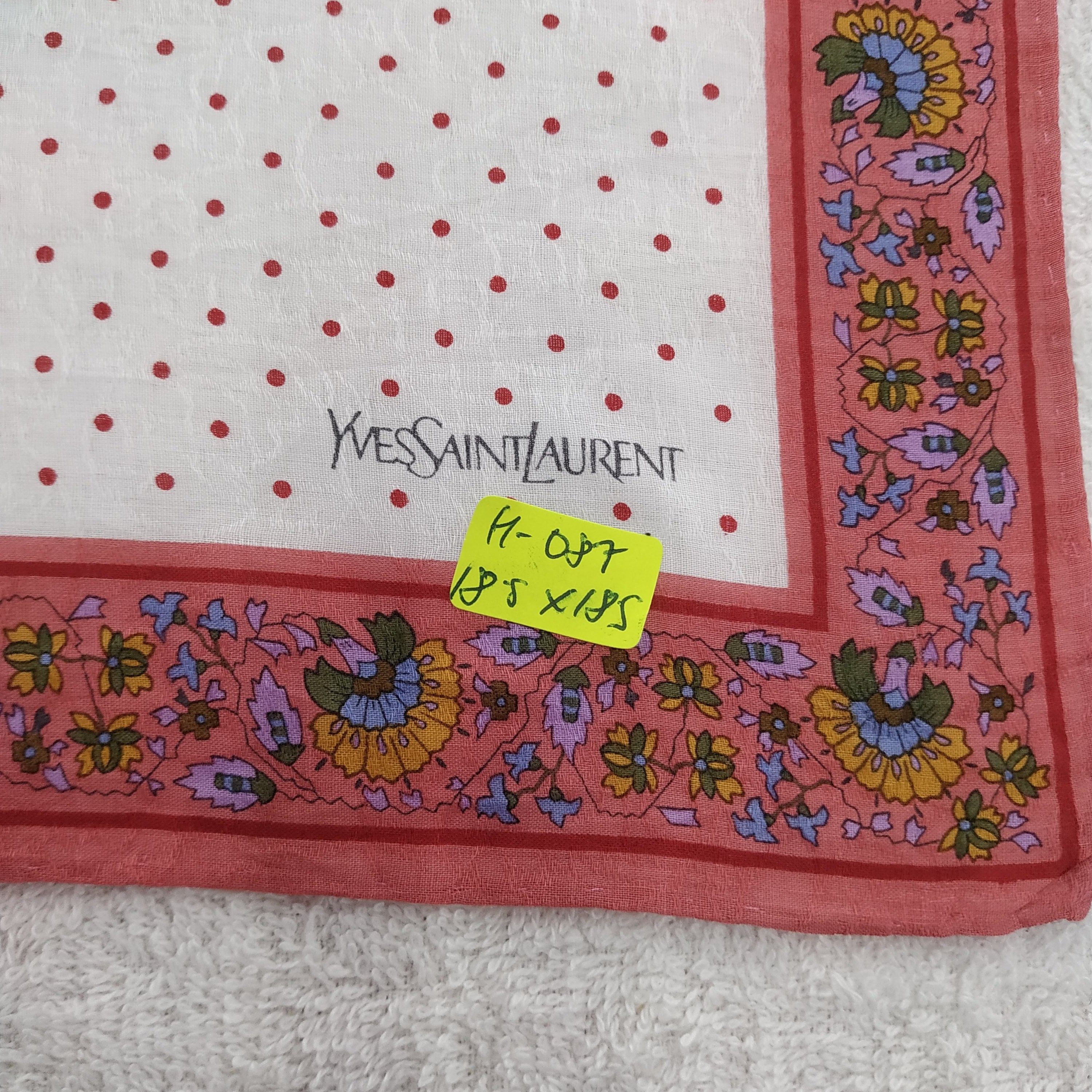 Vintage × Yves Saint Laurent Yves Saint Laurent Neckerchief / Bandana / Handkerchief Size ONE SIZE - 5 Thumbnail