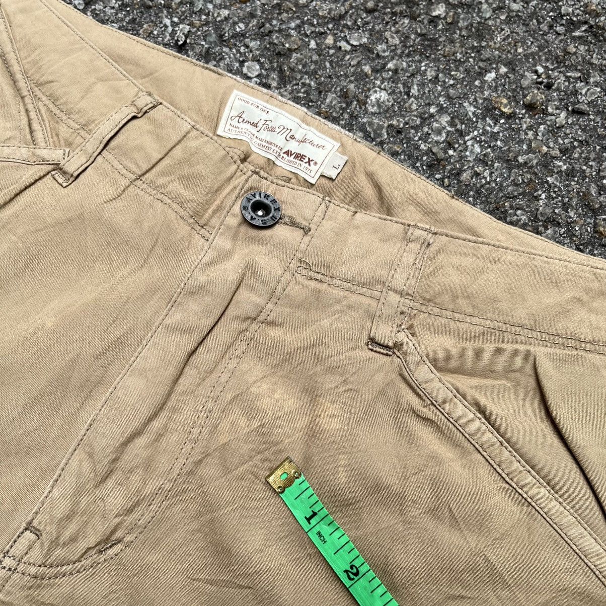 Avirex Avirex Split Camo Bush Pants Cargo Multipocket Khaki Brown Size US 33 - 11 Thumbnail