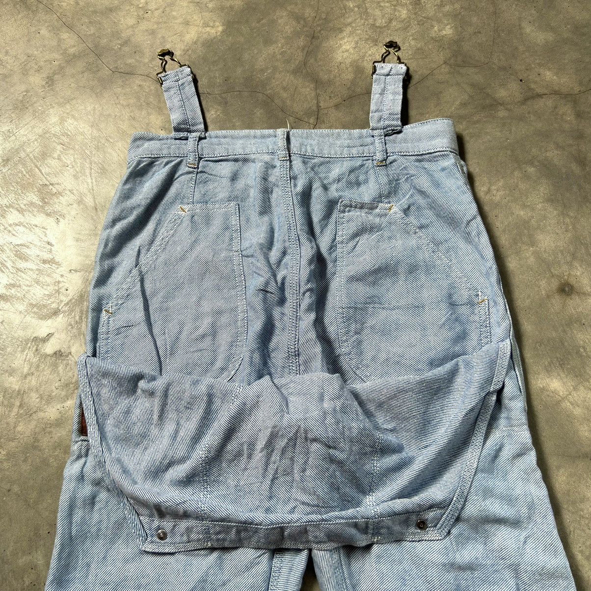 Issey Miyake Mercibeaucoup Issey Miyake Overalls Baggy Blue Denim Pants Size US 31 - 4 Thumbnail