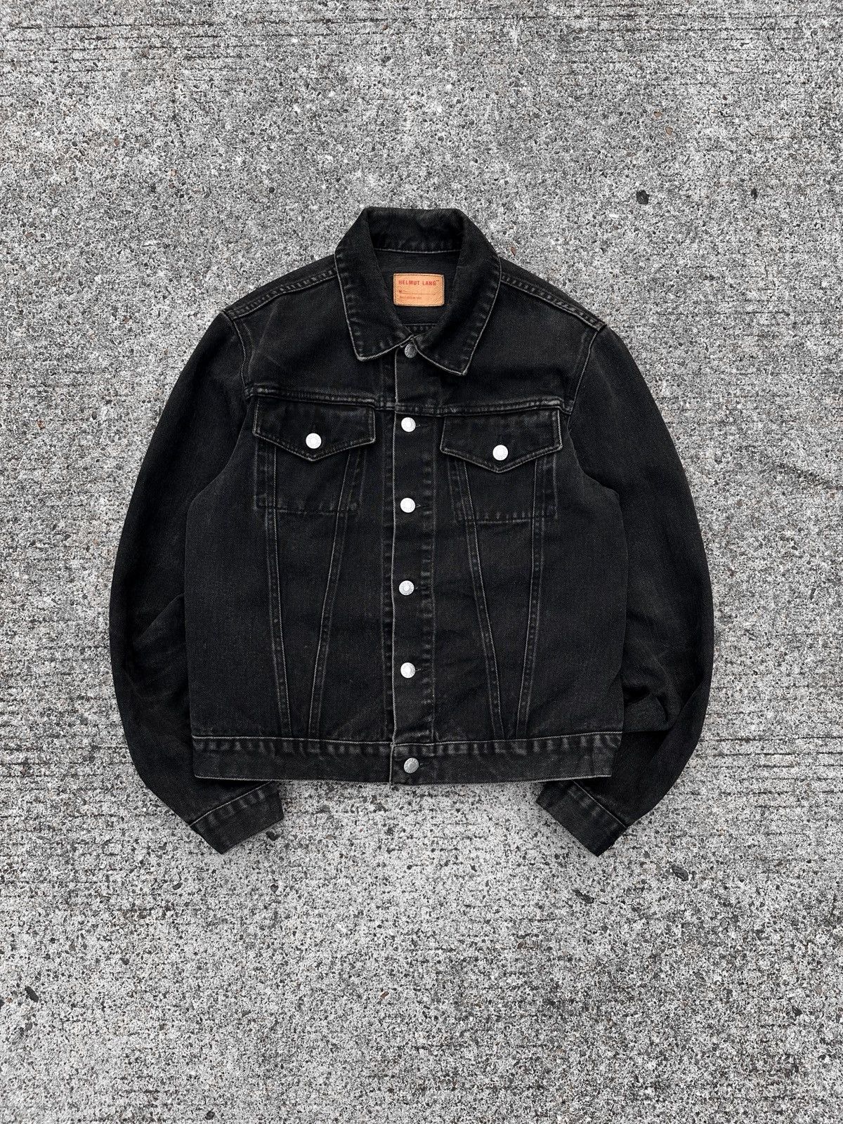 ジャケット・アウター Helmut Lang Fur Collar Wax Denim Jacket Helmut Lang Fur Collar Wax Denim Jacket