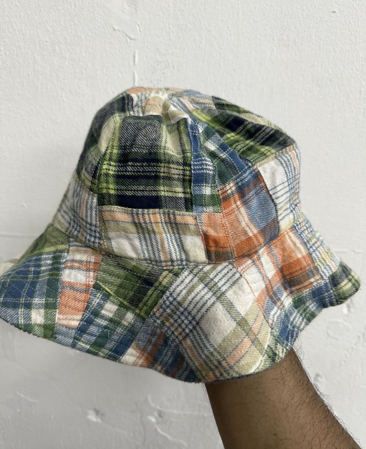Japanese Brand VTG Patchwork Style Kapital Hat Size ONE SIZE - 3 Thumbnail