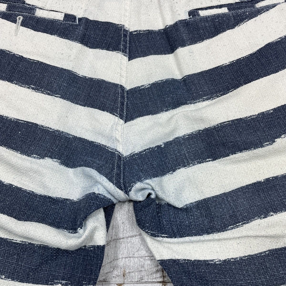 Japanese Brand × Vintage Vintage Back Number Stripe Short Size US 32 / EU 48 - 5 Thumbnail