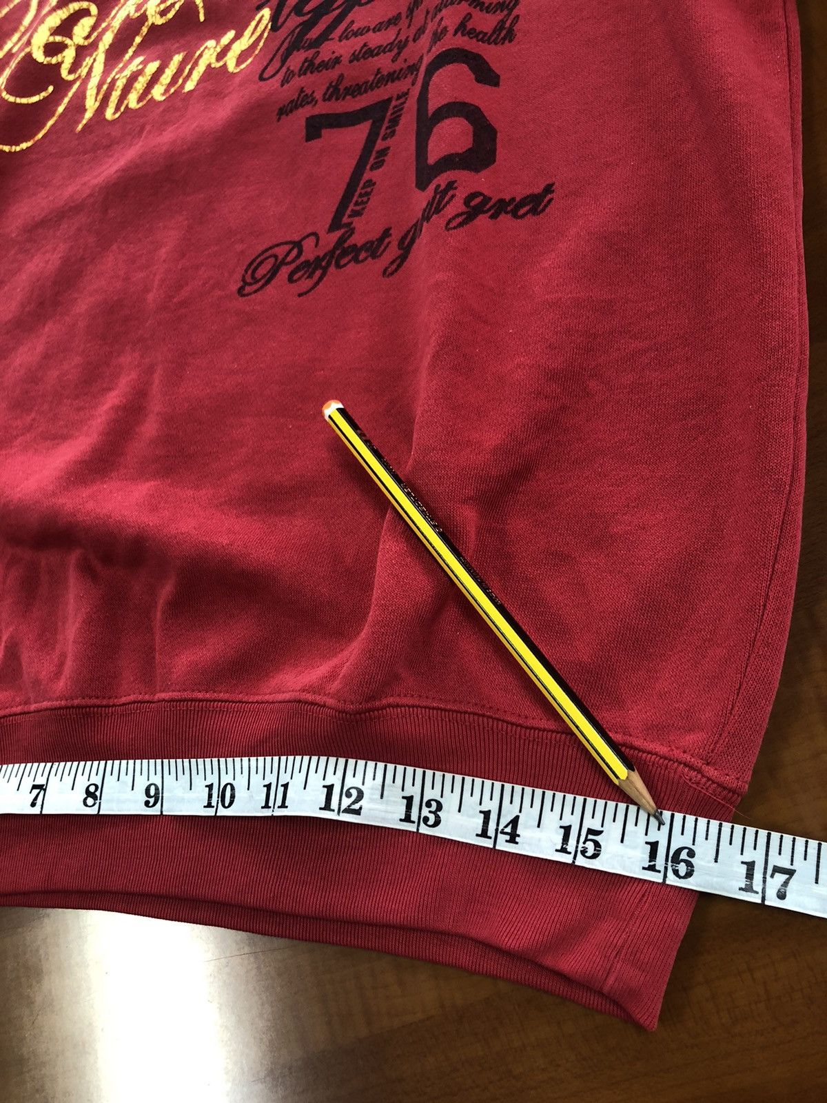 Vintage Unbranded Red USA Sweatshirt Size US M / EU 48-50 / 2 - 20 Thumbnail