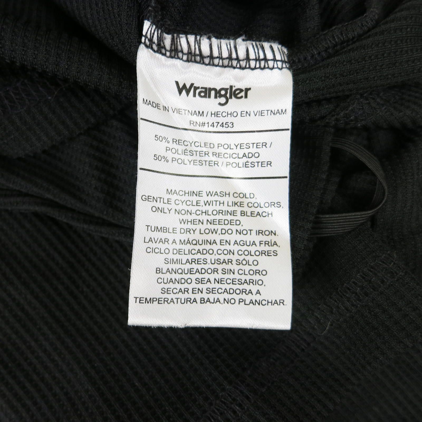 Wrangler Men's L Wrangler Black Long Sleeve Thermal Shirt with Pocket Size US L / EU 52-54 / 3 - 6 Thumbnail