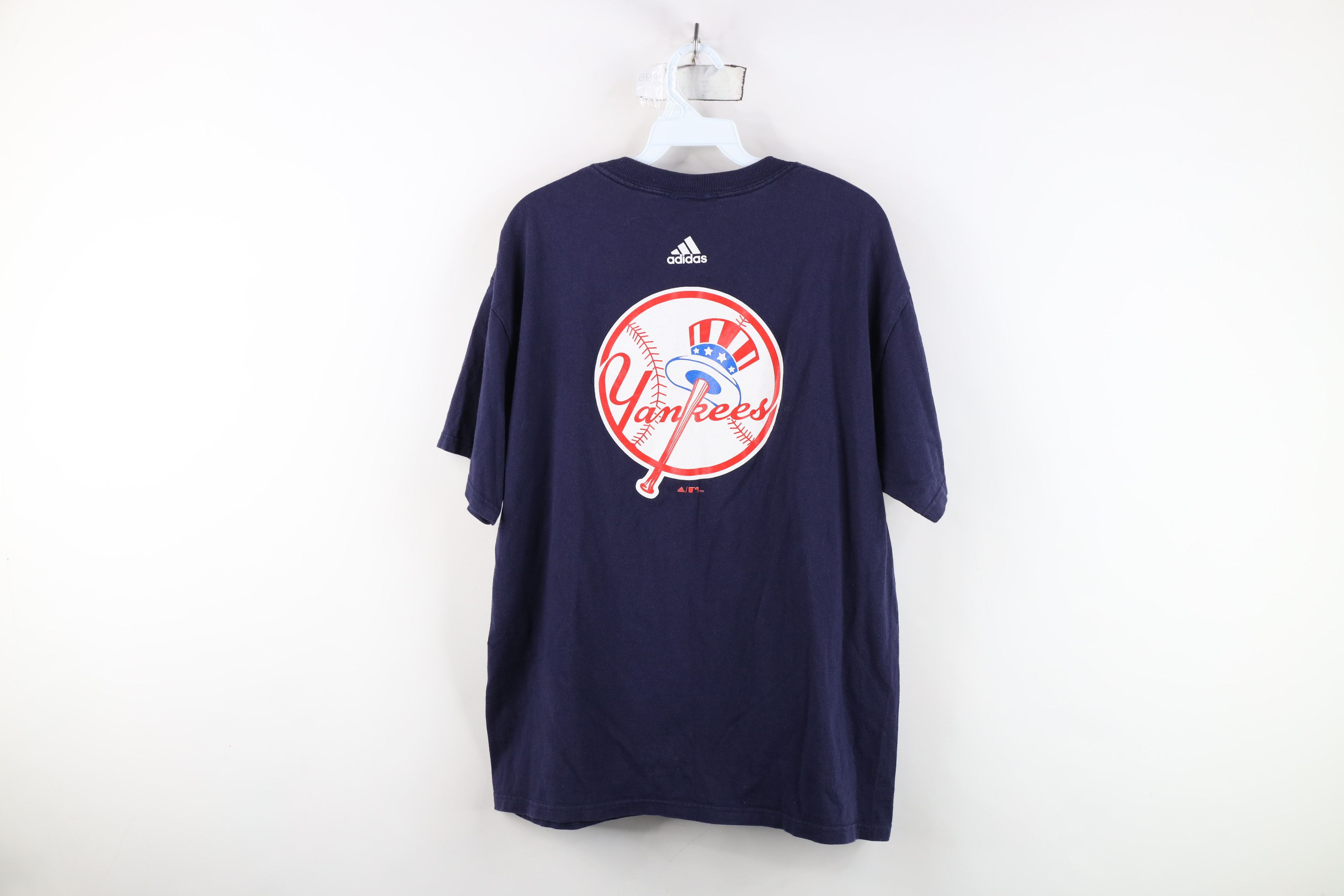 Adidas Vintage Y2K 2002 Adidas New York Yankees Baseball T-Shirt Size US L / EU 52-54 / 3 - 12 Thumbnail