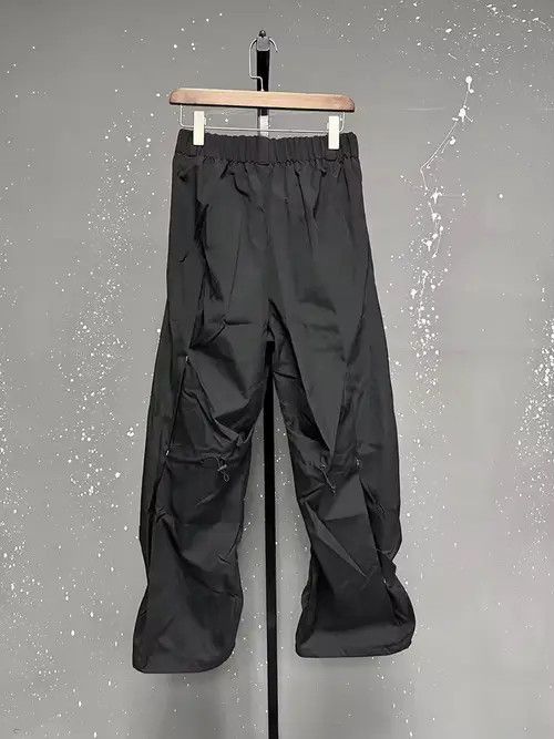 Japanese Brand Norika x Yuko Casual Trousers Sports Drawstring Pleated Pant Size US 32 / EU 48 - 3 Thumbnail