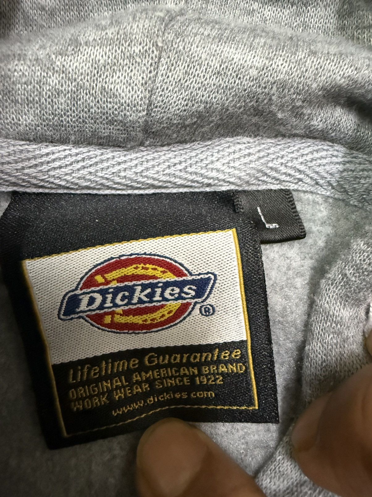 Dickies Dickies Spellout Graphic Xsleeve Zip Up Sweater Hoodie Size US S / EU 44-46 / 1 - 7 Thumbnail