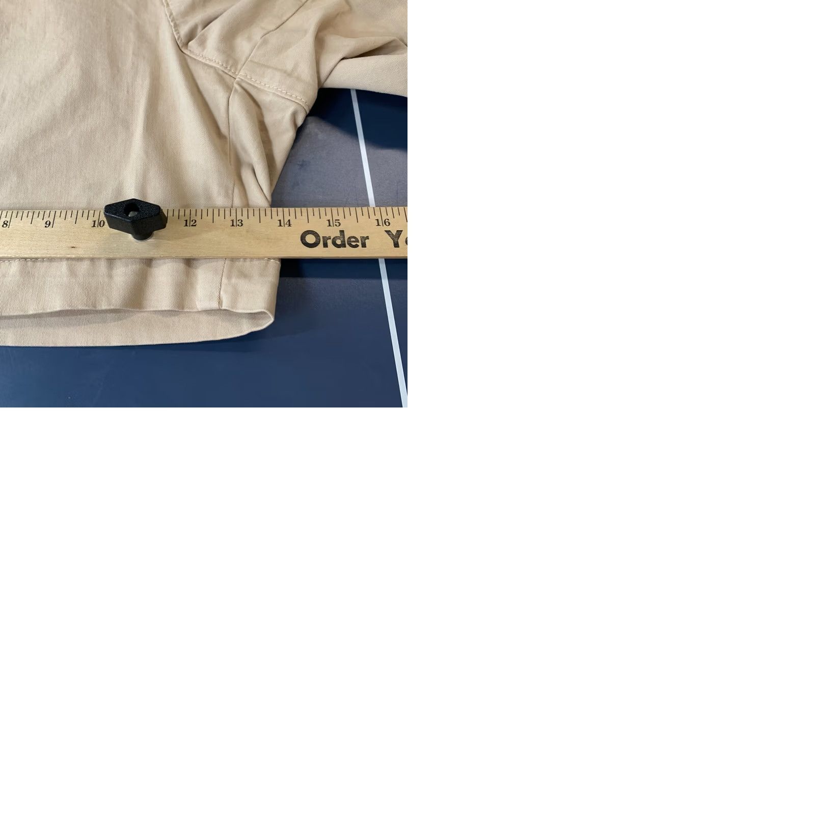 Vintage NEW JAG Shorts Size 16 Mid Rise Tan Khaki Fits 36x6 Chino NWT Size 38" / US 16 / IT 52 - 10 Thumbnail