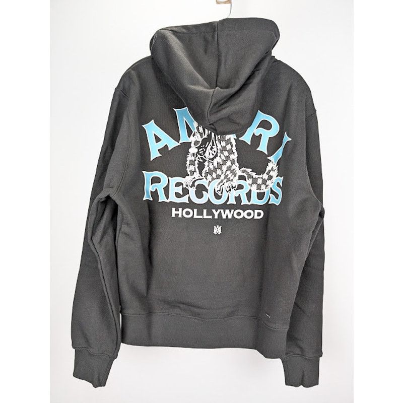 Amiri o1rshd1 Records Wolf Hoodie in Black Size US S / EU 44-46 / 1 - 11 Thumbnail