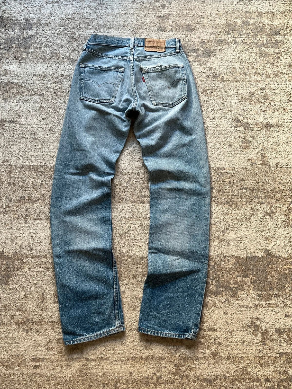 Levi's Levi’s Made In France Jeans Sz W29 L36 Distressed Jeans Size 29" - 17 Thumbnail