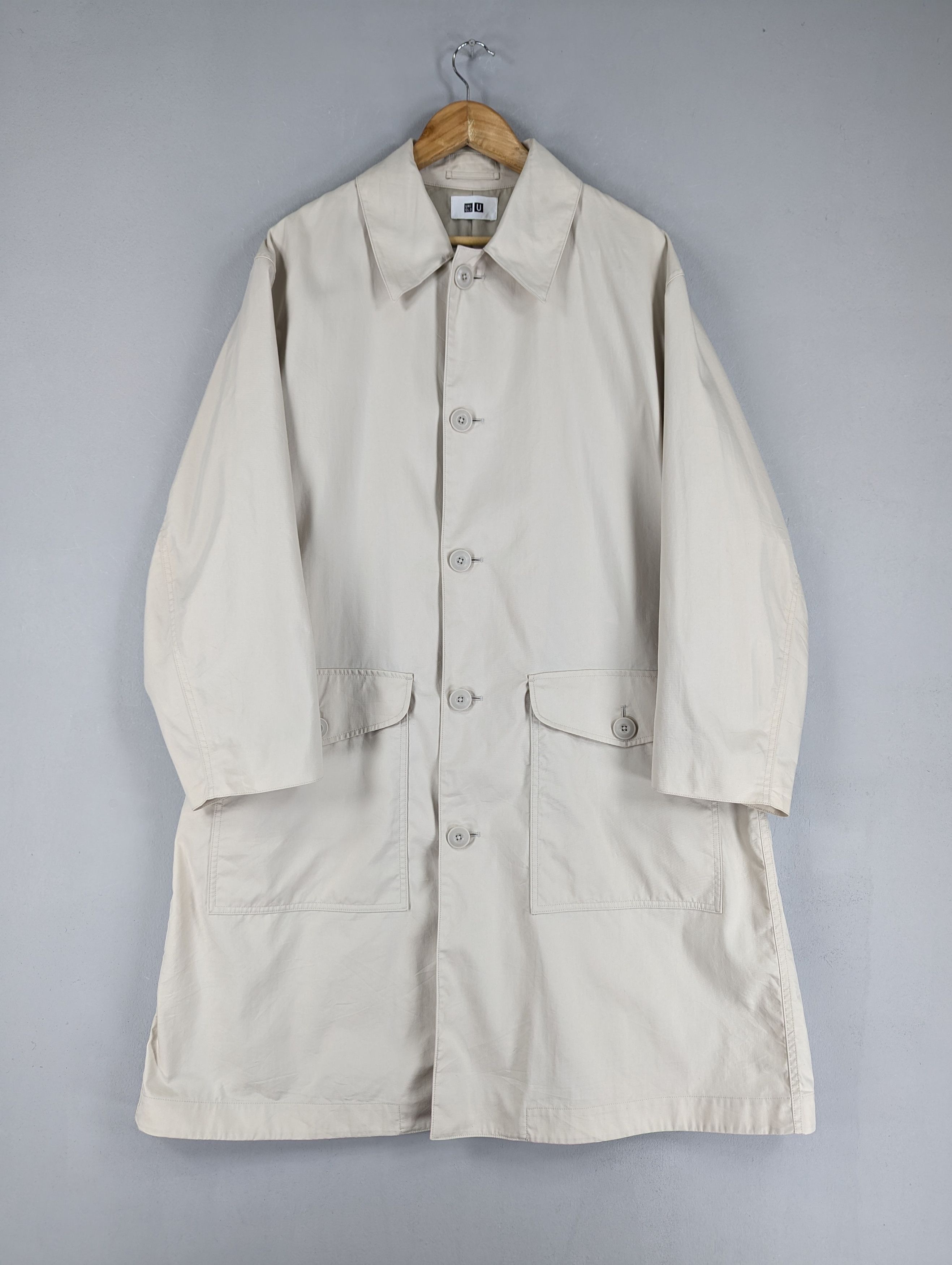 Uniqlo U Single Breasted Oversize Long Coat Jacket