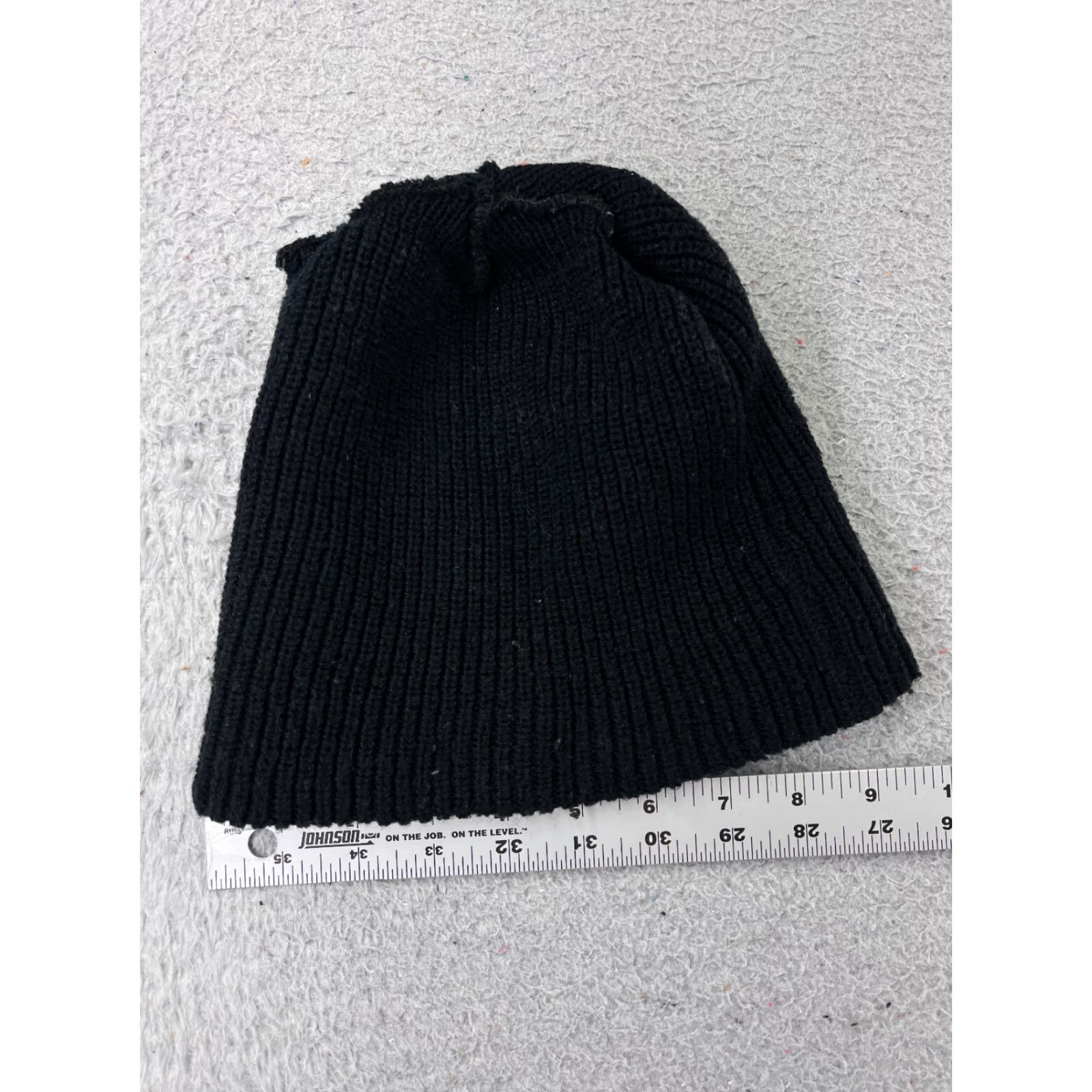 Doublet Stansales Beanie Toque Adult One Size Black Double Knitted 100% Acrylic Ski Size ONE SIZE - 6 Thumbnail