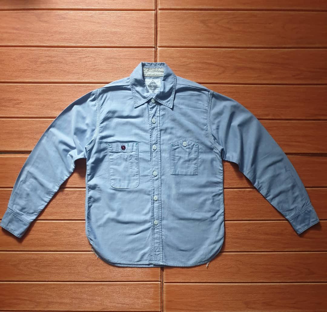 FOB Factory 💥Fob Factory Japanese brand Chambray shirt Size US S / EU 44-46 / 1 - 1 Thumbnail