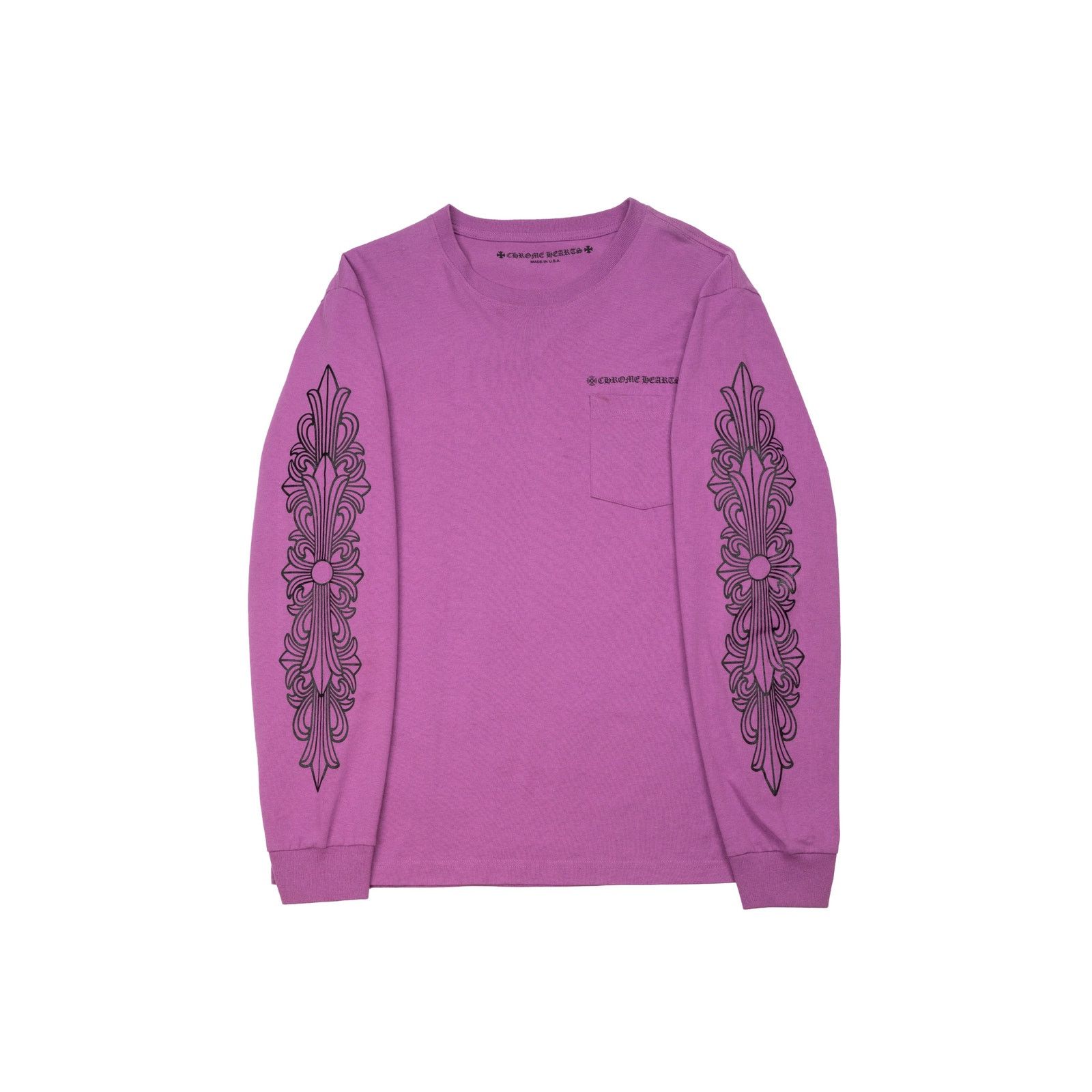 Chrome Hearts Matty Boy Spider Web Long Sleeve 'Black/Purple' Size US XL / EU 56 / 4 - 1 Thumbnail