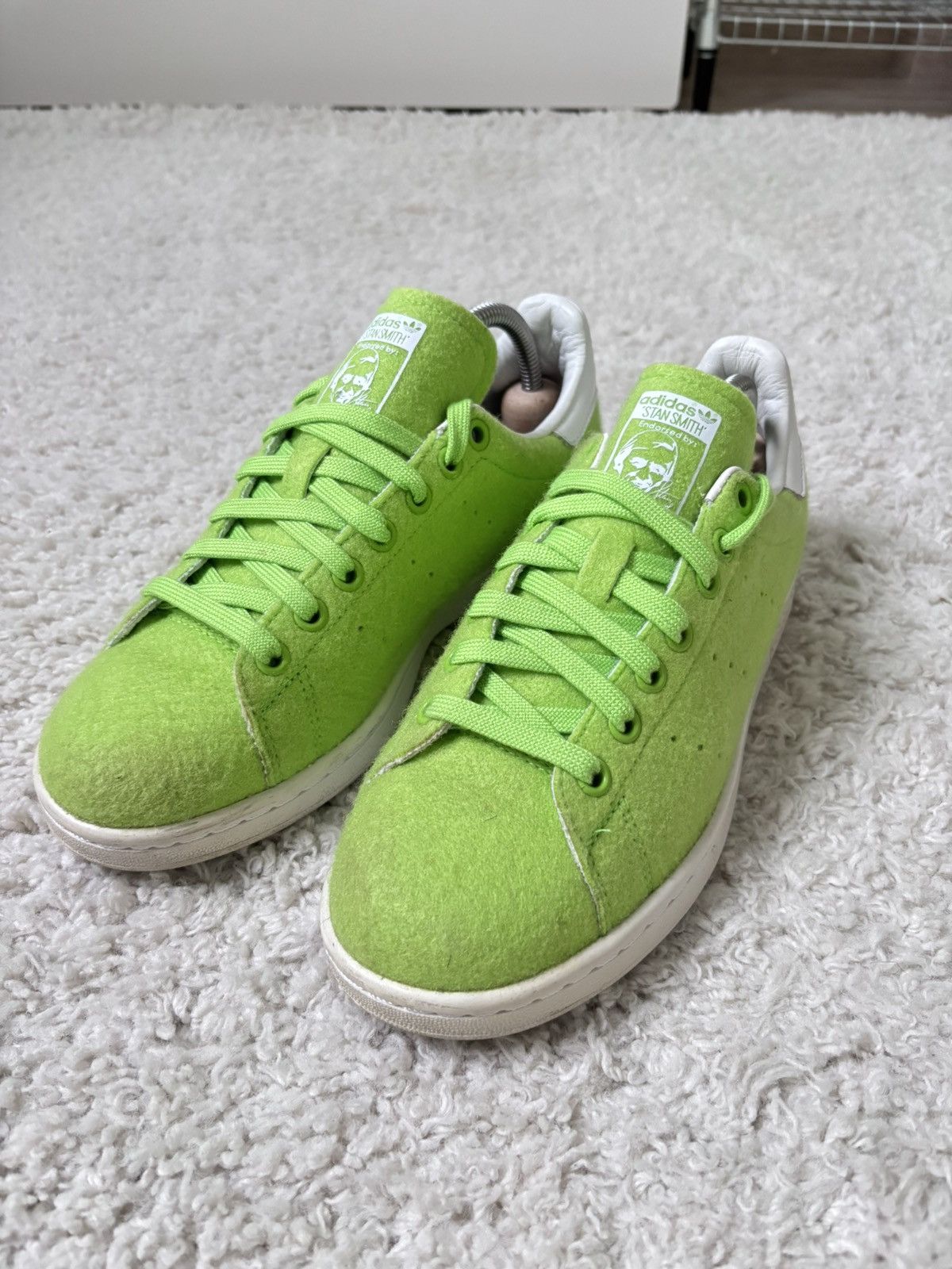 Adidas × Pharrell Adidas x Pharrell Williams Stan Smith “Tennis Ball” – 2014 Size US 7 / EU 40 - 1 Thumbnail