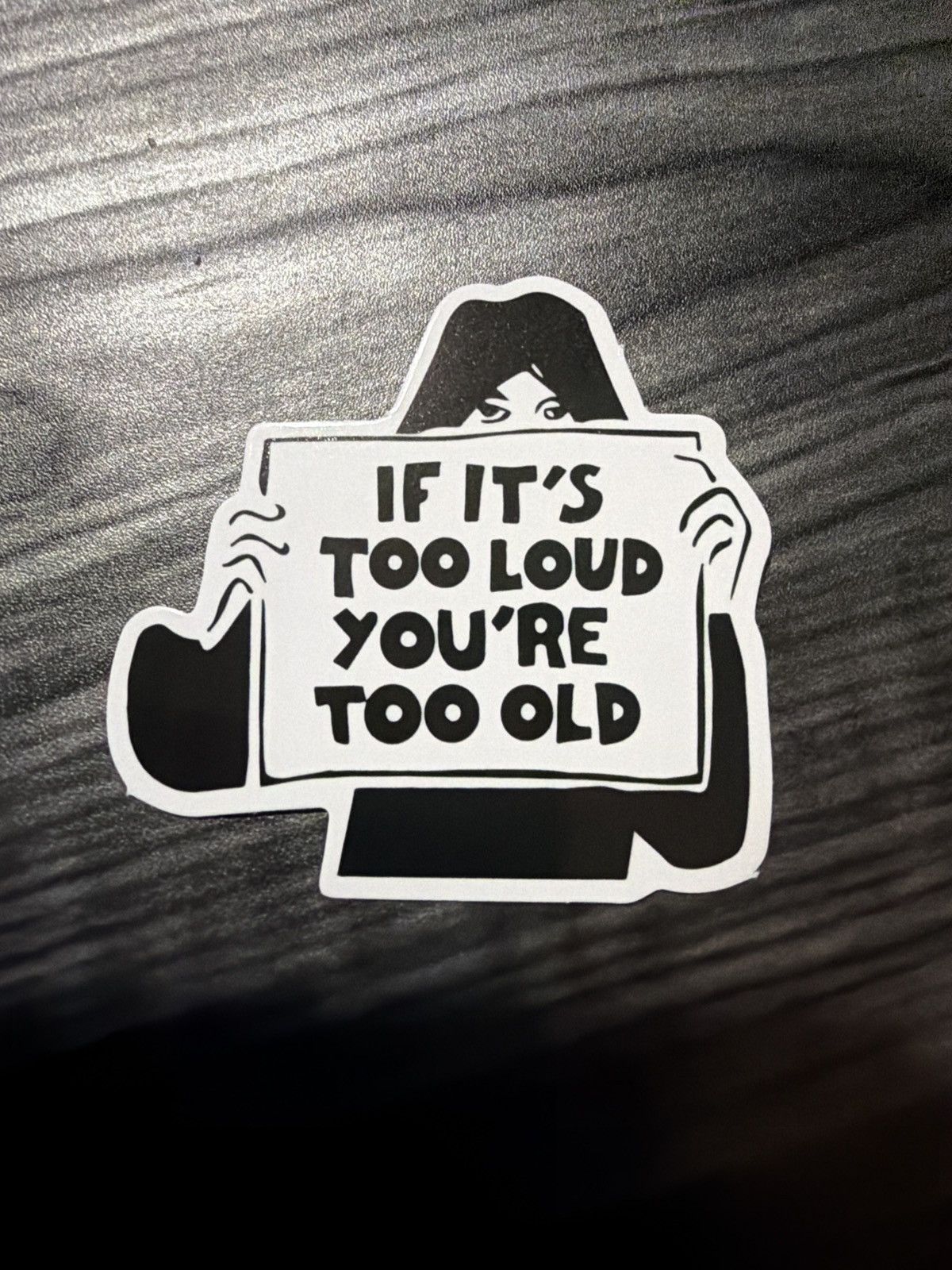 Hypebeast If It’s Too Loud You’re Too Old Sticker Size ONE SIZE - 1 Thumbnail