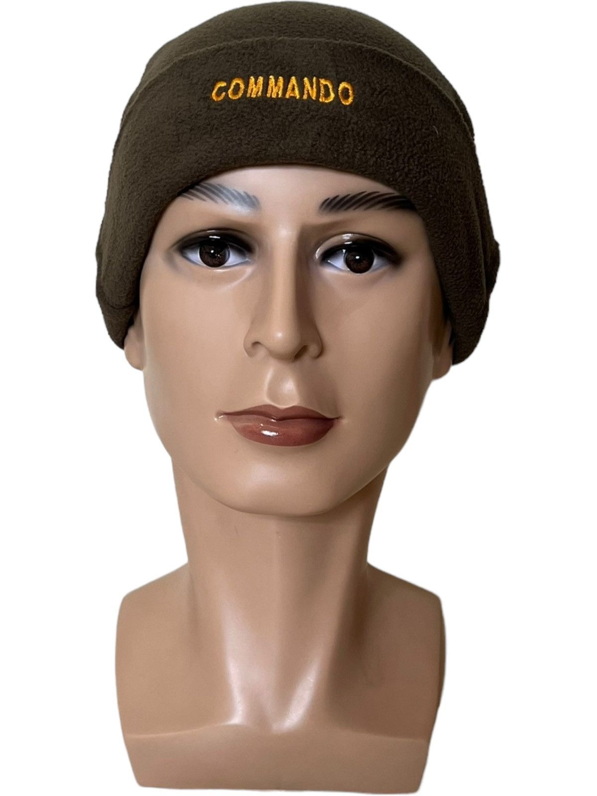 Other Vintage Japanese Brand Commando Spell Out Beanie Hat Size ONE SIZE - 1 Thumbnail