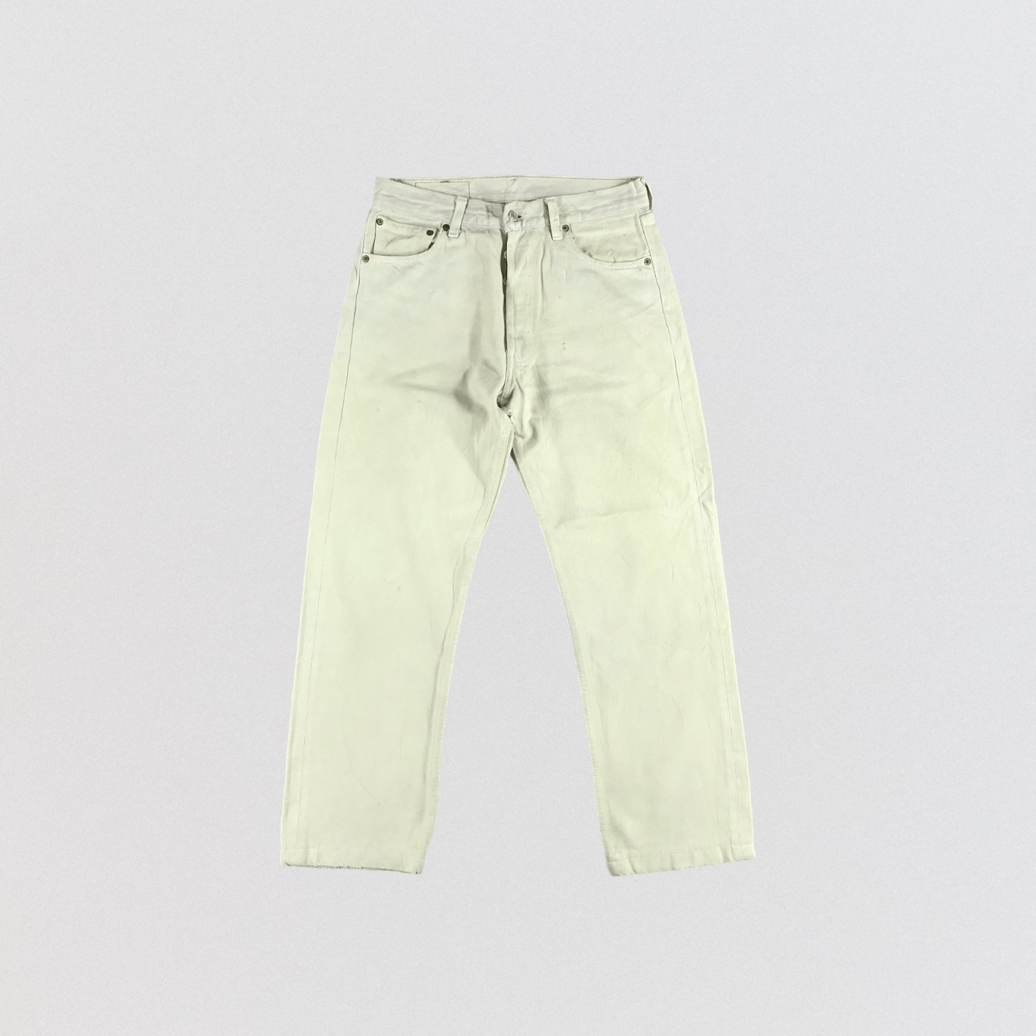 Levi's × Vintage Vintage 90s Light Wash Levis 501 Jeans-JM2519 Size US 30 / EU 46 - 1 Thumbnail