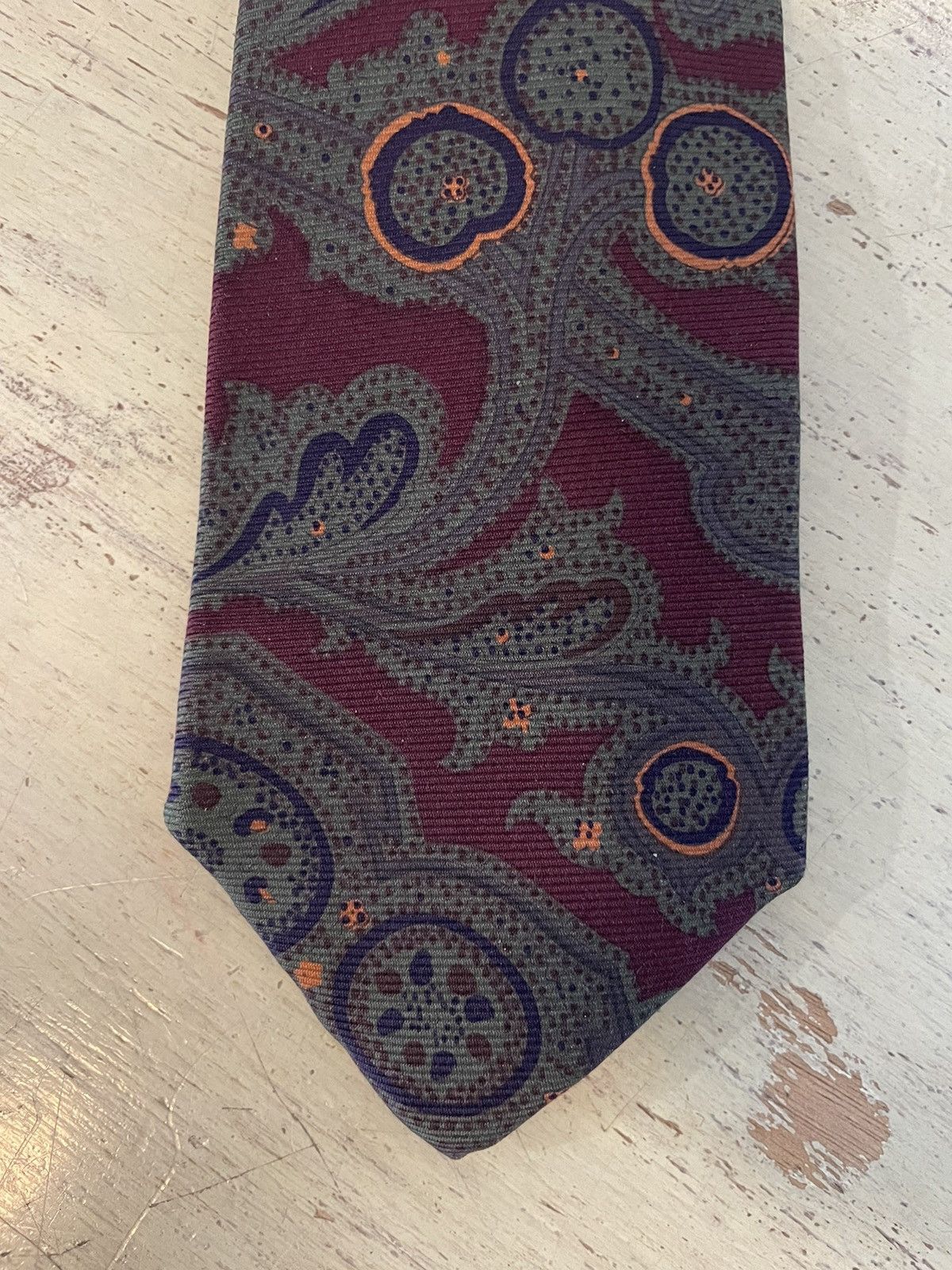 Polo Ralph Lauren Paisley Print Silk Tie Size ONE SIZE - 3 Thumbnail